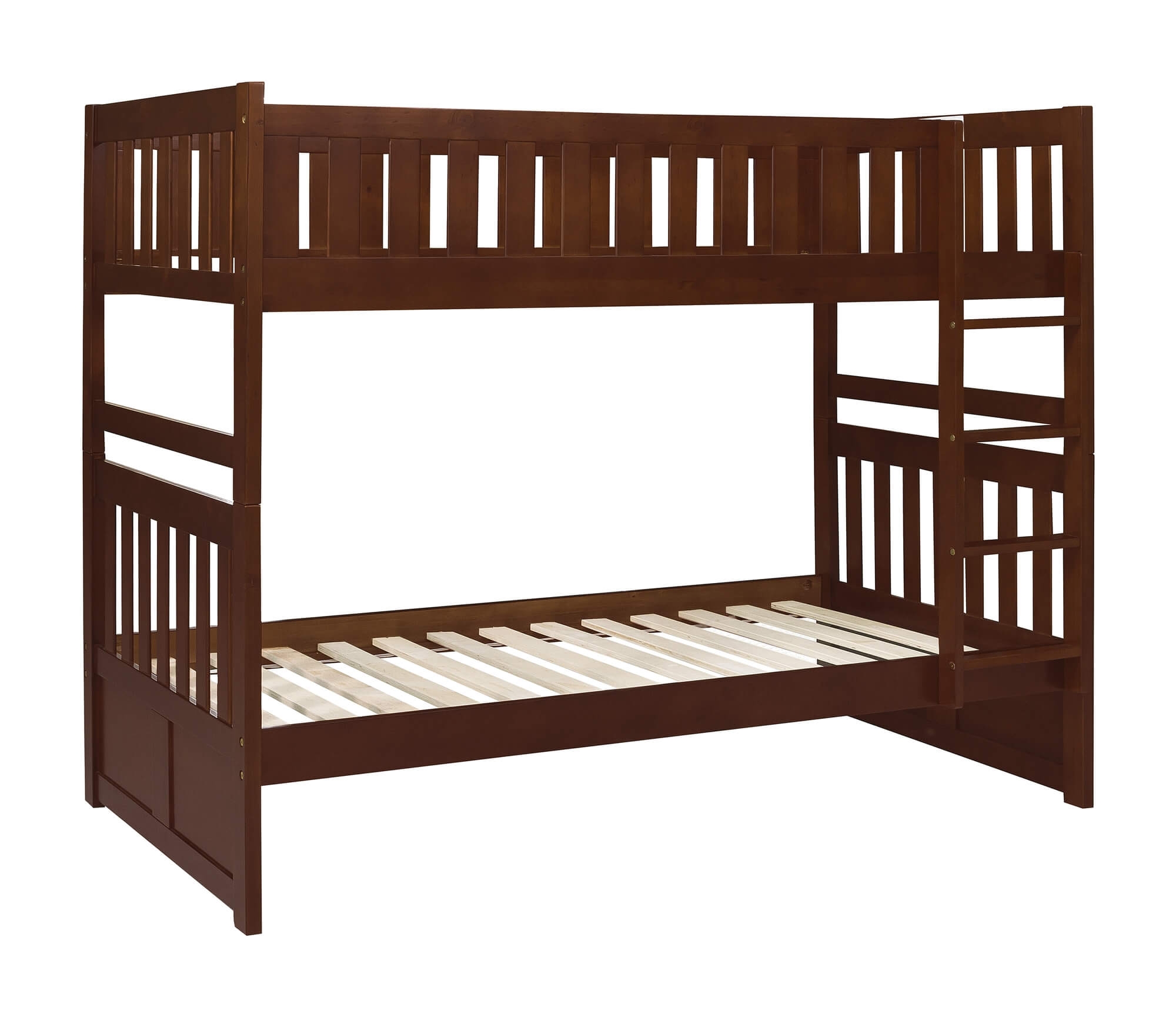 Rowe Wood/Wood Veneer Bunk Bed, Twin/Twin Size
