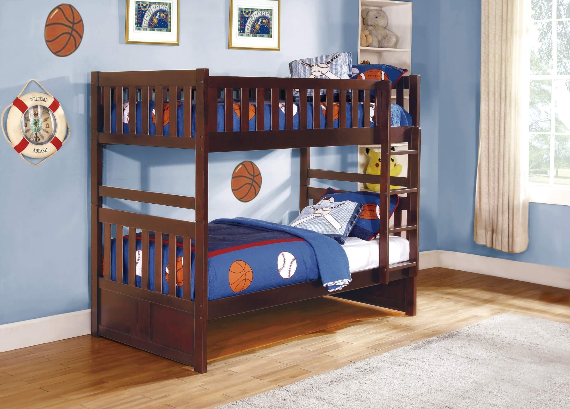 Rowe Wood/Wood Veneer Bunk Bed