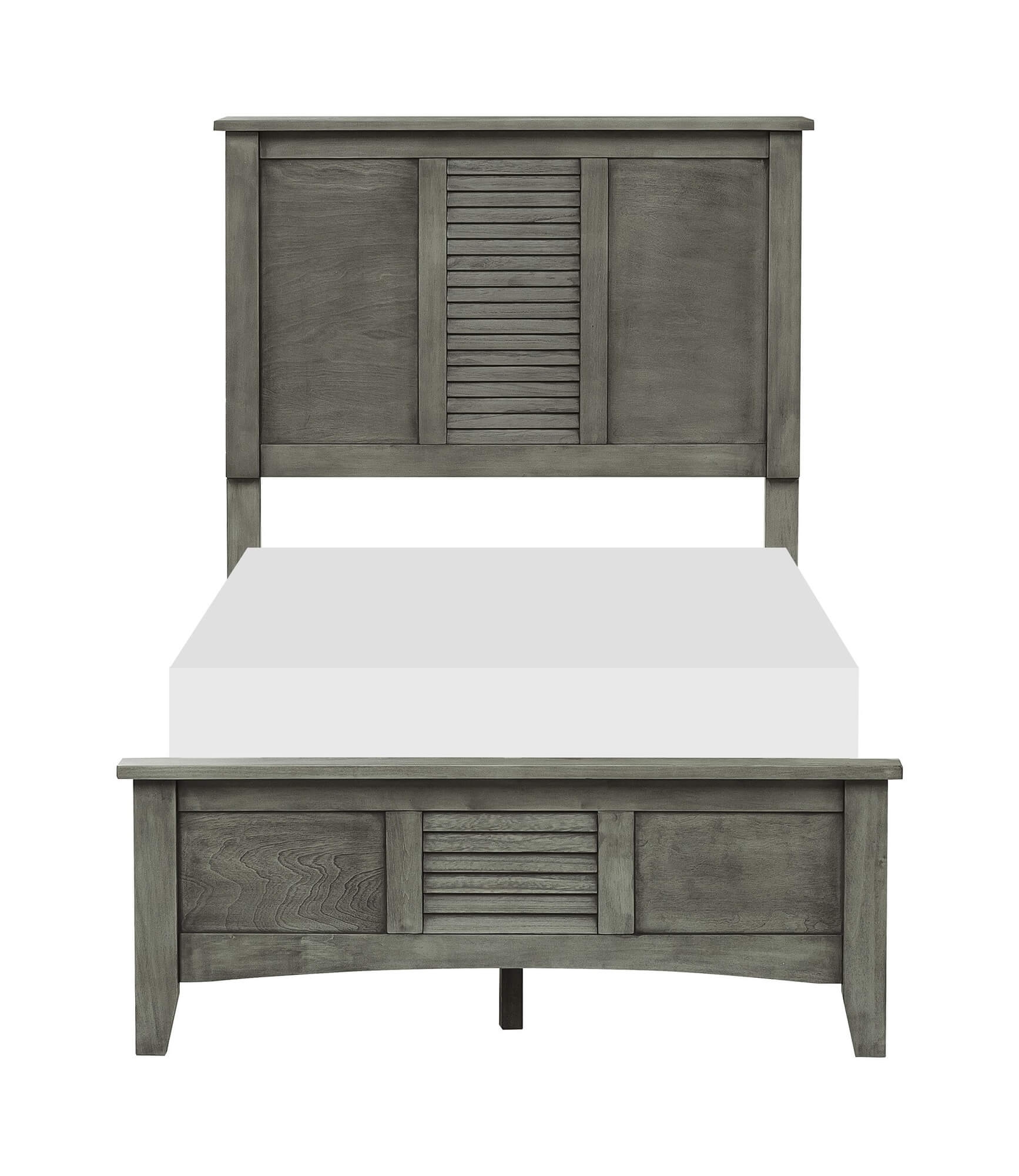 Garcia Wood/Wood Veneer Panel Youth Bedroom Set