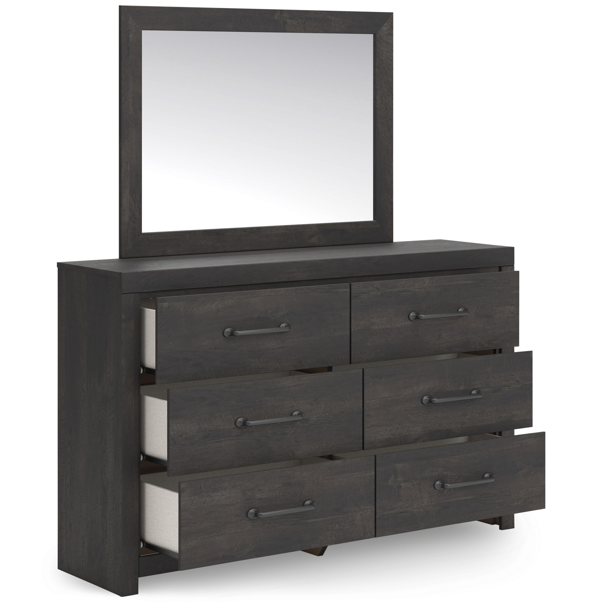 Hollivern MDF Panel Bedroom Set w/2 Drawers