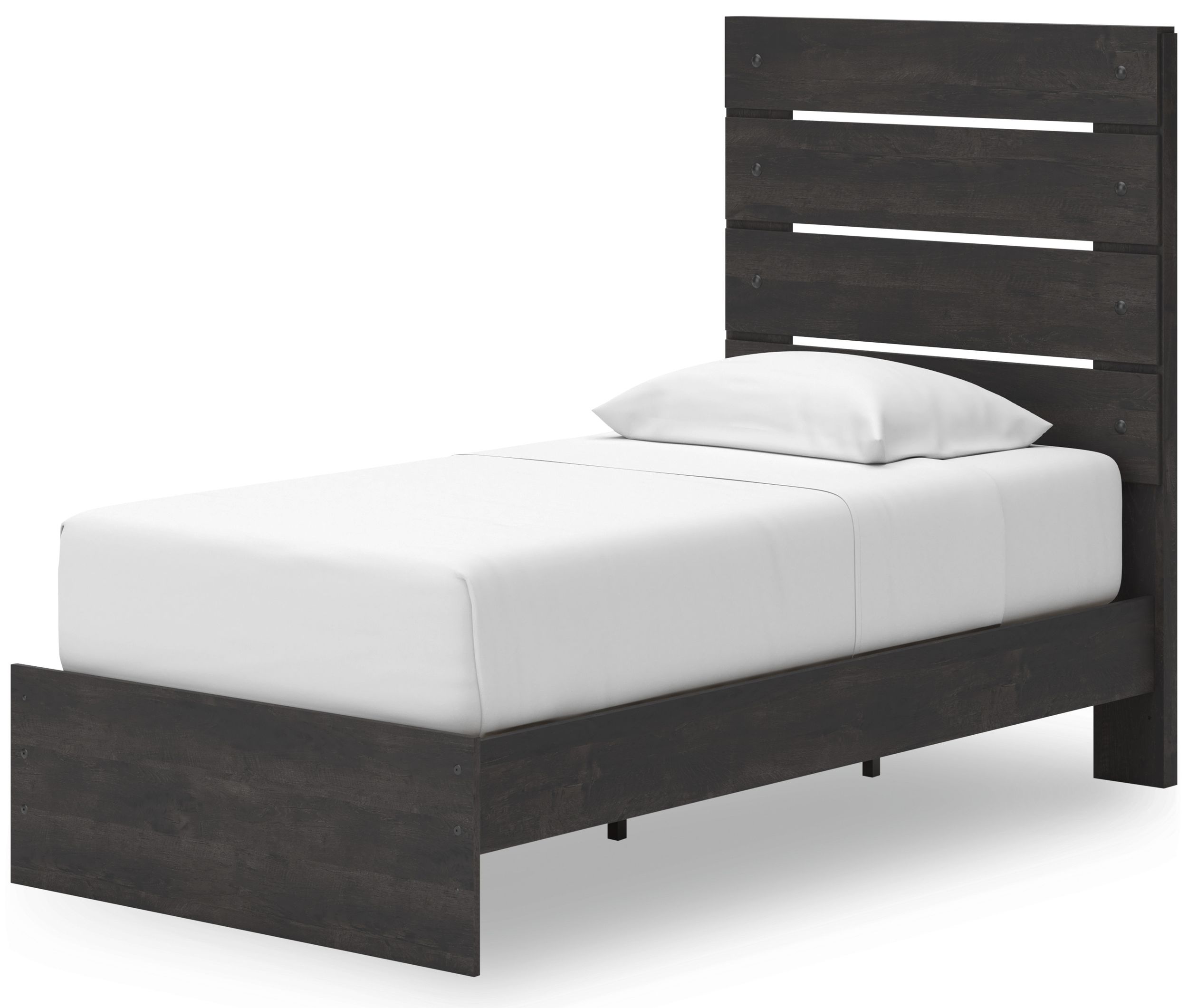 Hollivern MDF Panel Bed w/2 Drawers