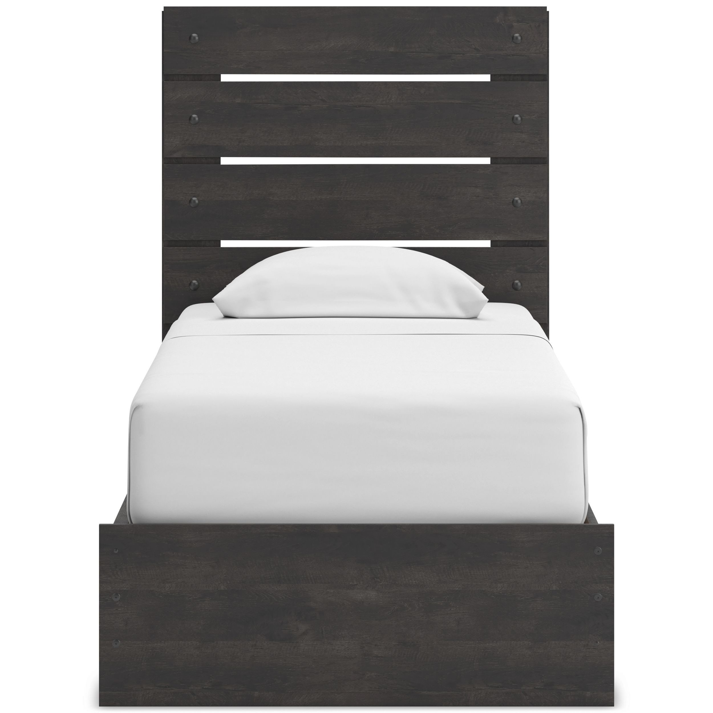 Hollivern MDF Panel Bed w/2 Drawers