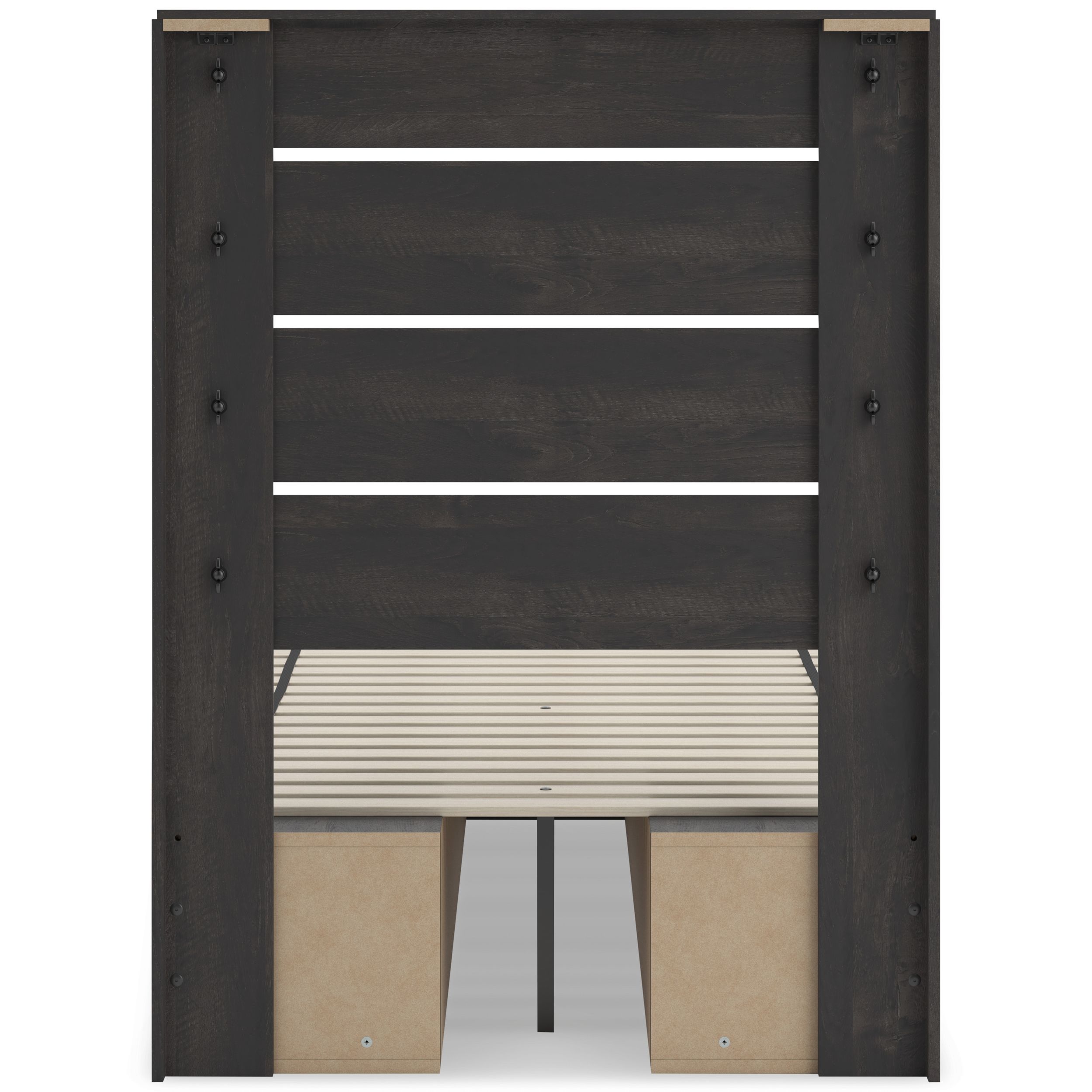 Hollivern MDF Panel Bed w/4 Drawers
