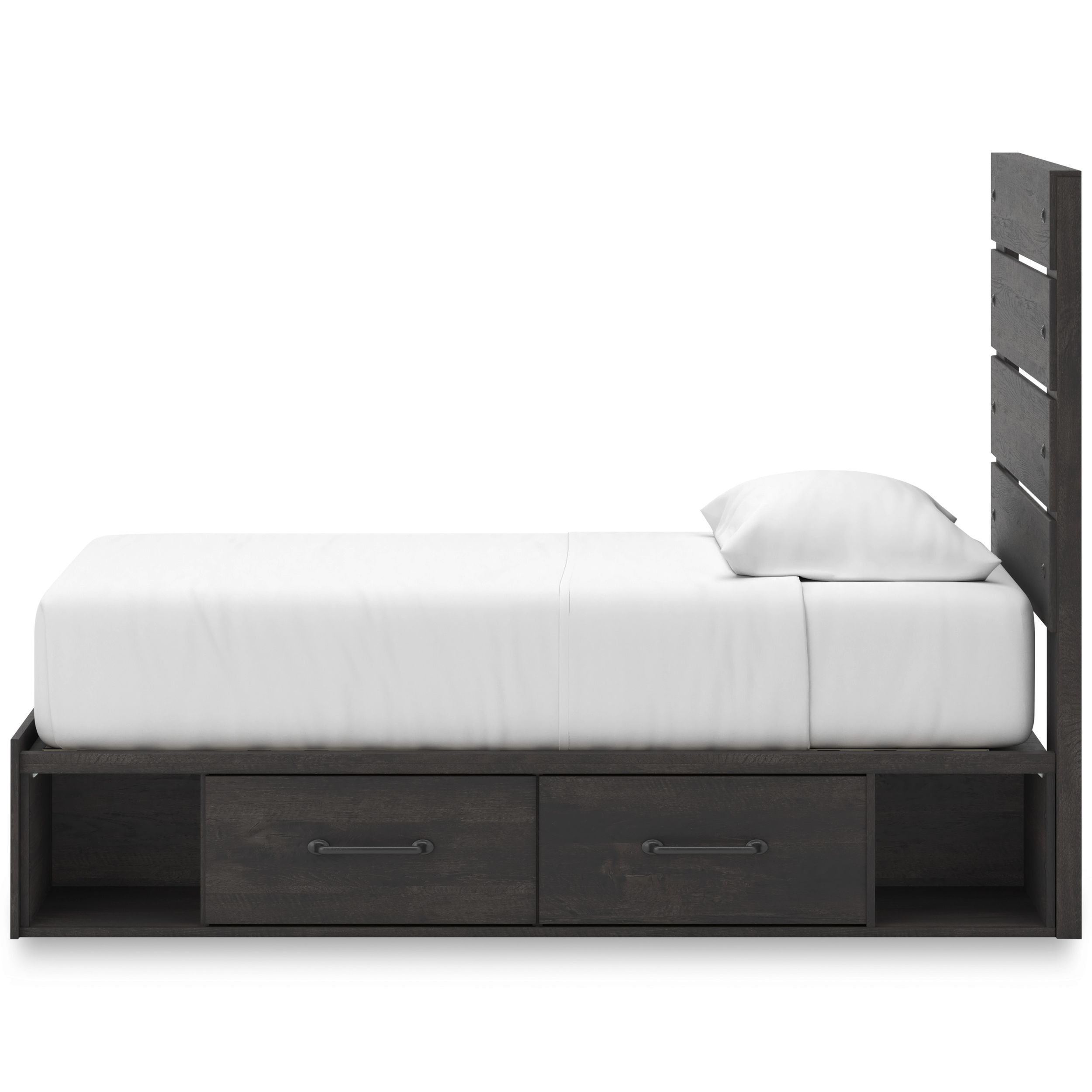 Hollivern MDF Panel Bed w/4 Drawers