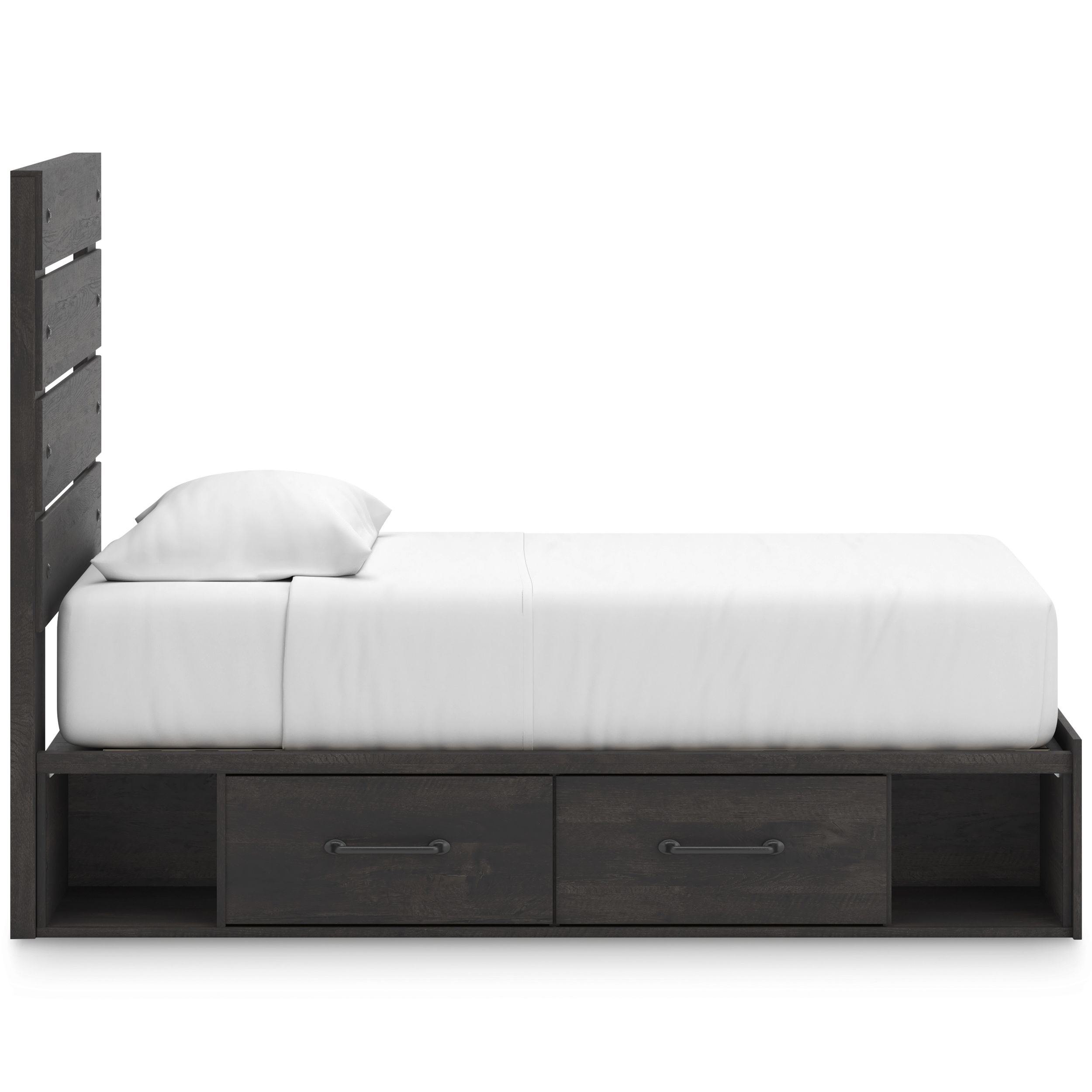 Hollivern MDF Panel Bed w/4 Drawers