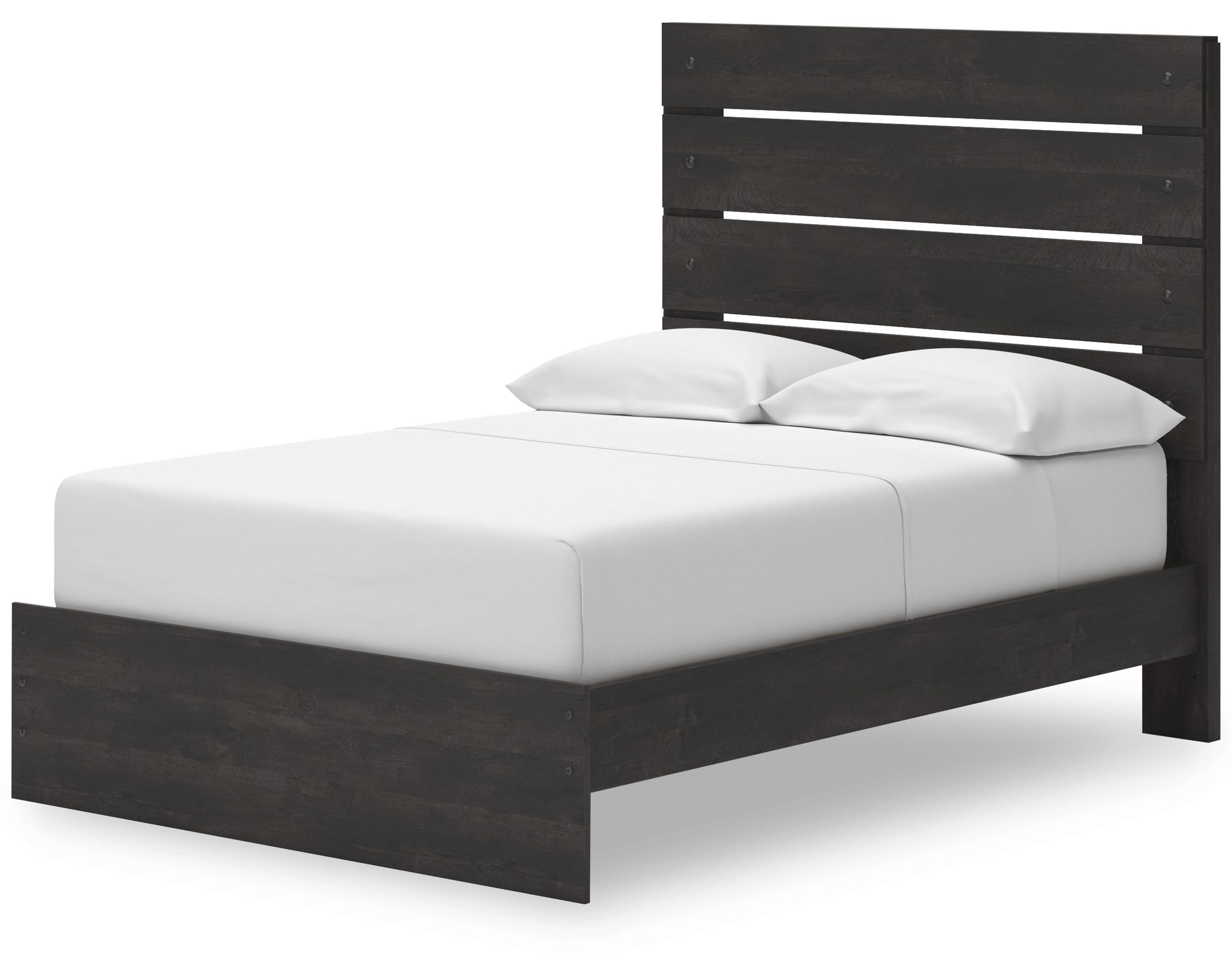 Hollivern MDF Panel Bed w/2 Drawers, Full Size