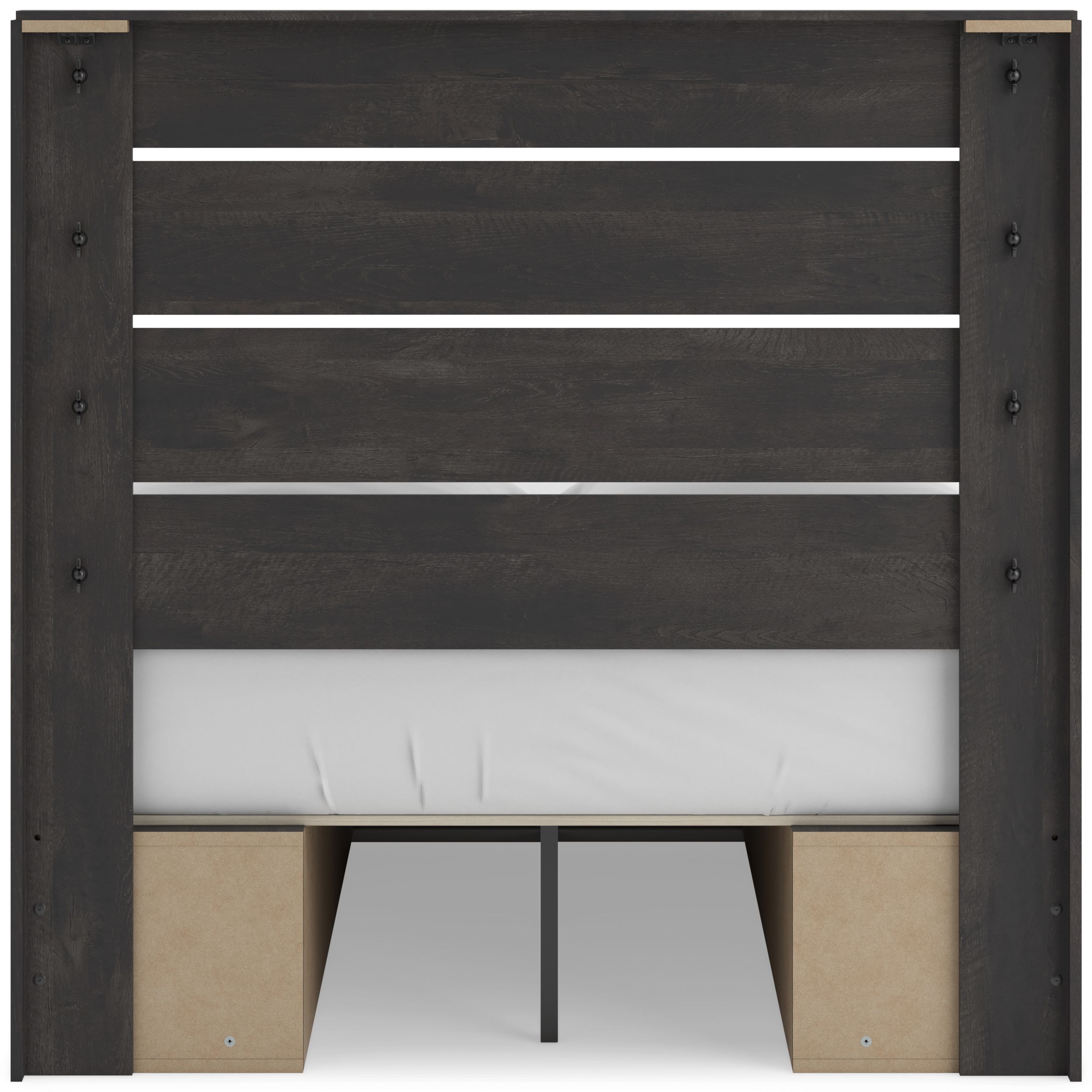 Hollivern MDF Panel Bedroom Set w/4 Drawers