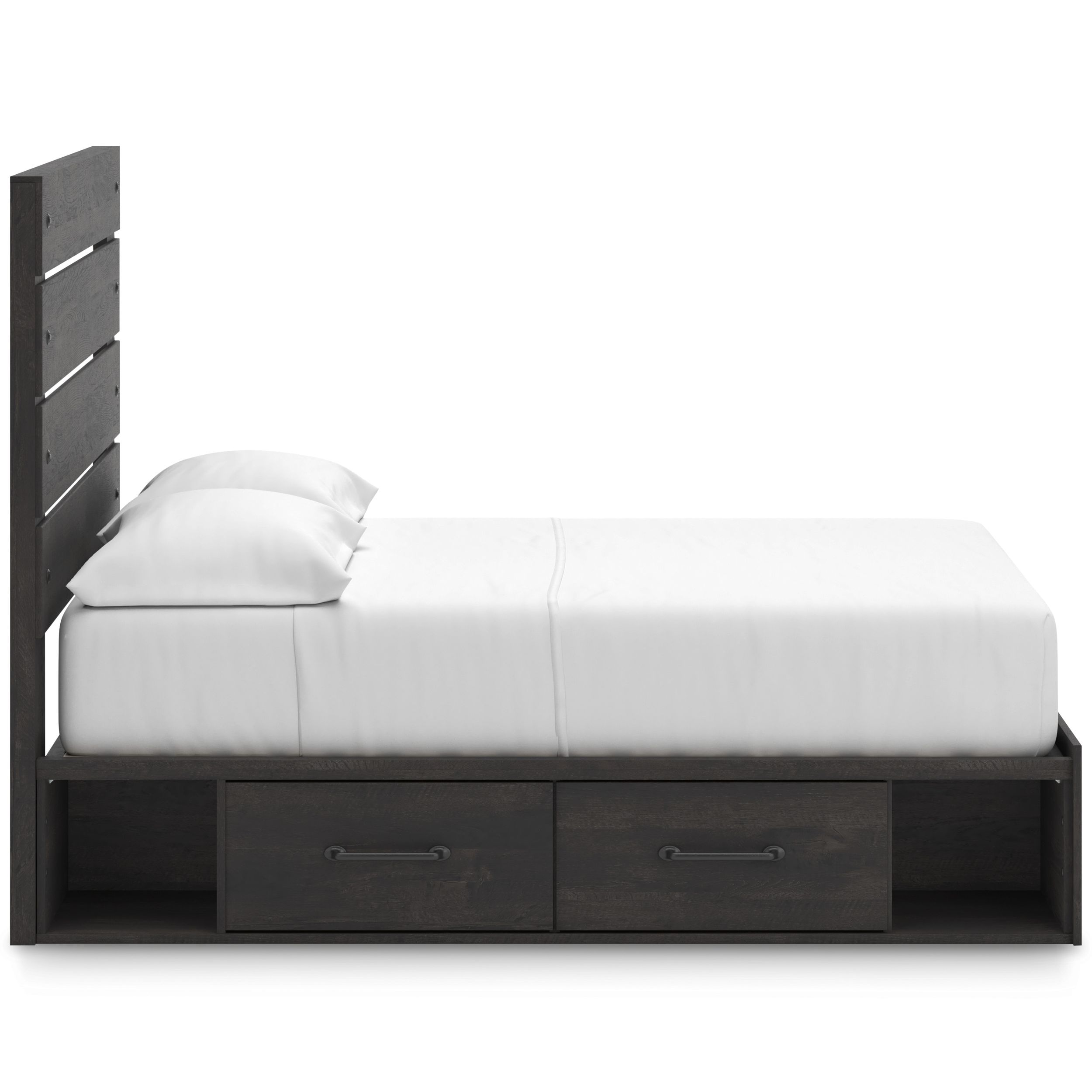 Hollivern MDF Panel Bed w/4 Drawers, King Size