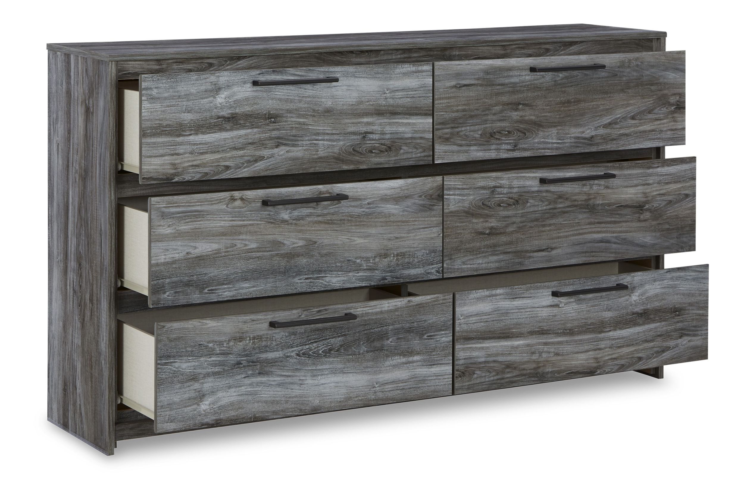 Baystorm MDF/Wood Veneer Dresser w/6 Drawers