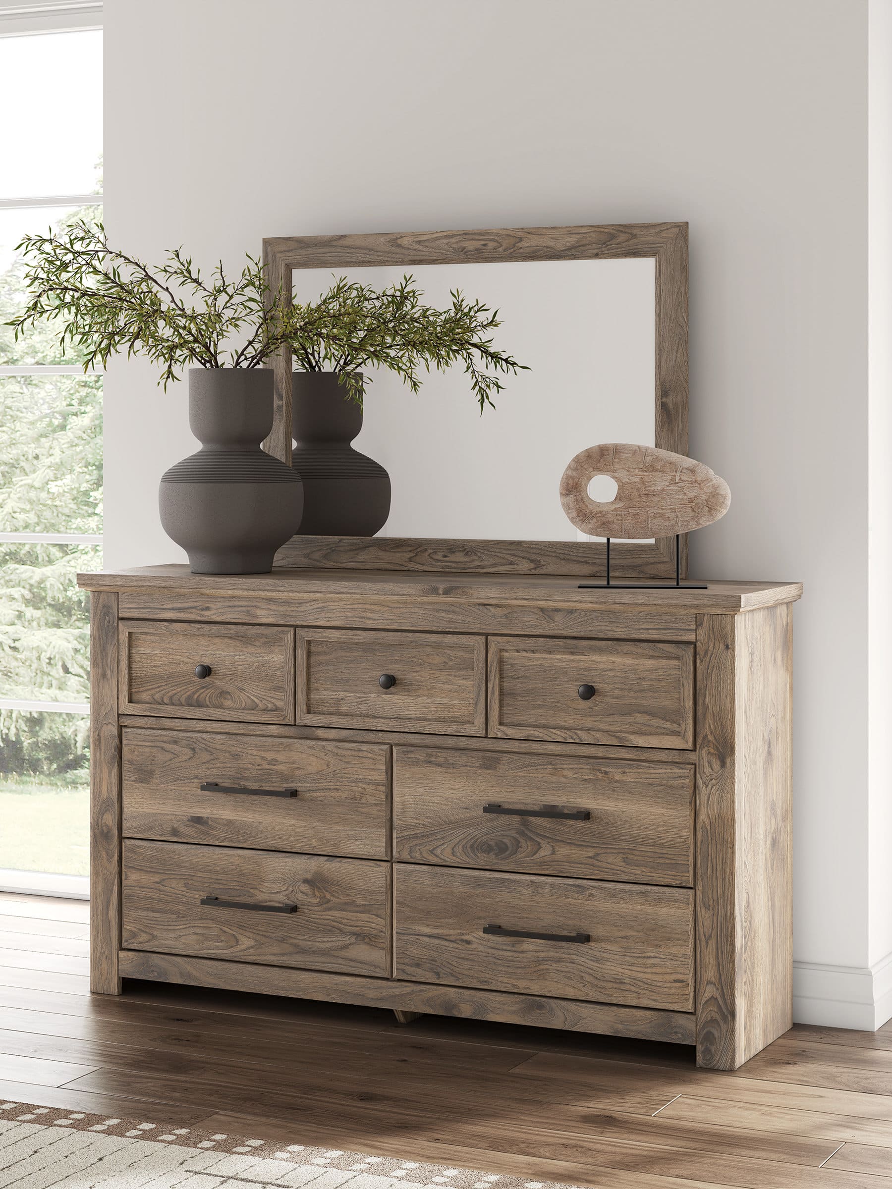 Rusticott MDF Poster Bedroom Set