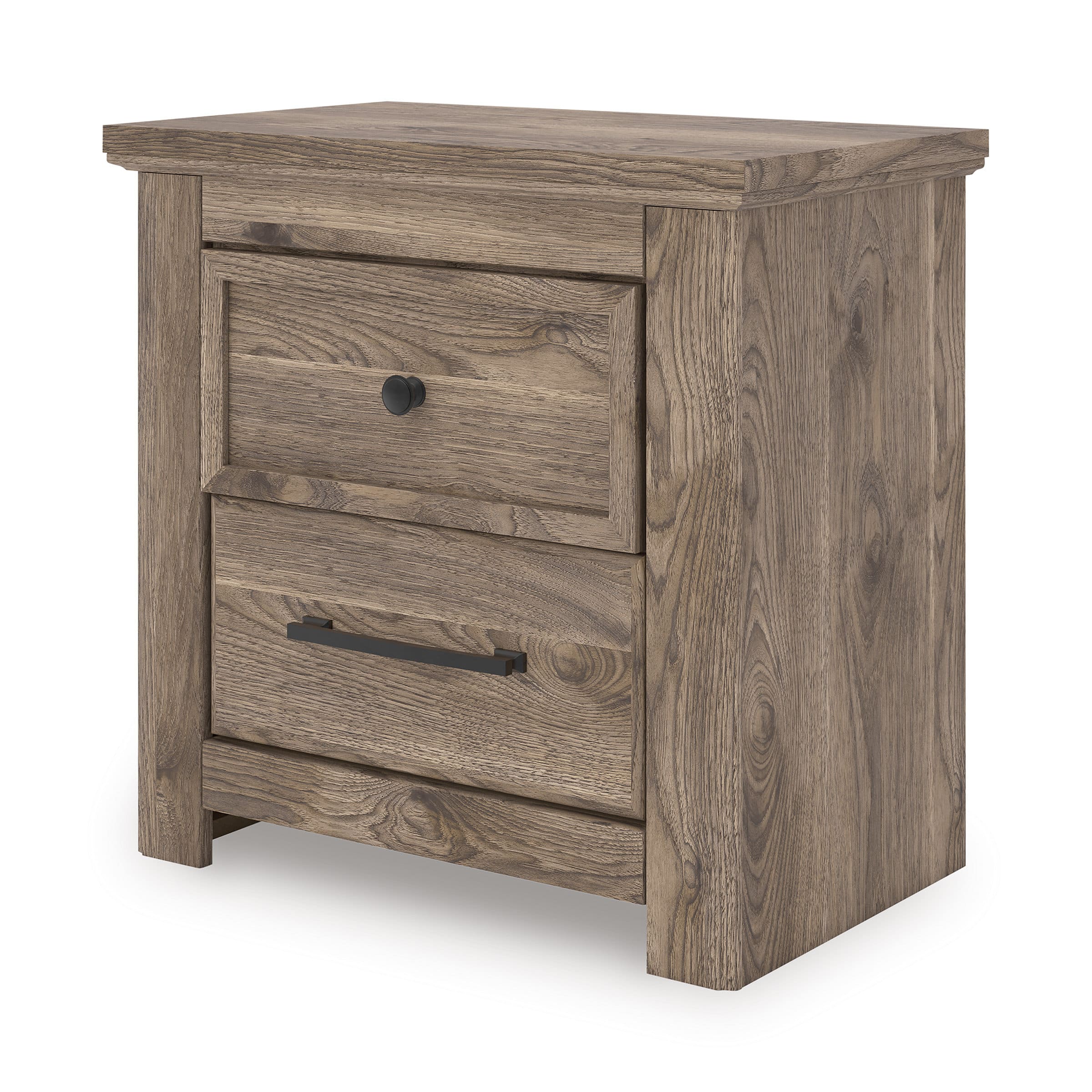 Rusticott MDF Night Stand w/2 Drawers
