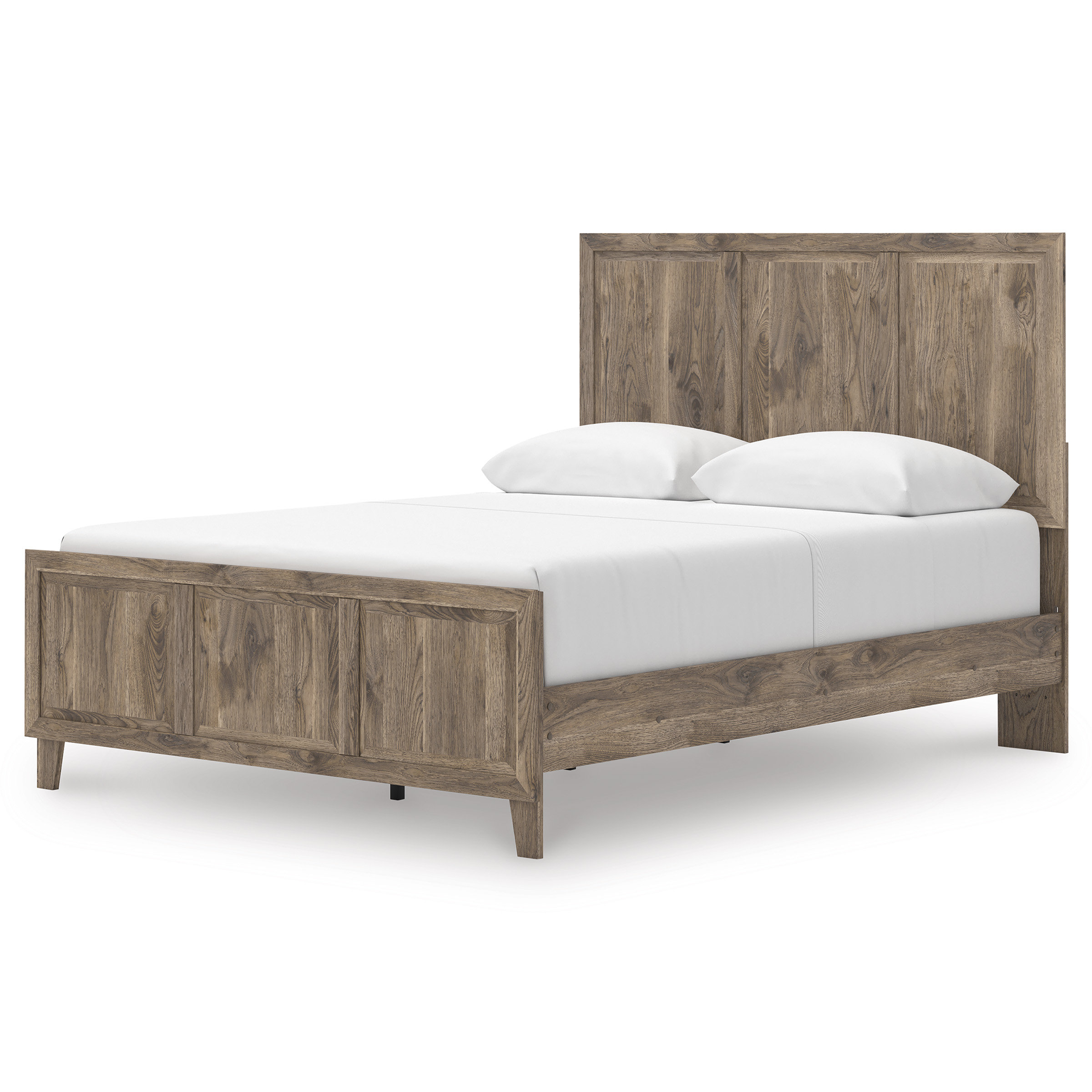 Rusticott MDF Panel Bed, Queeen Size