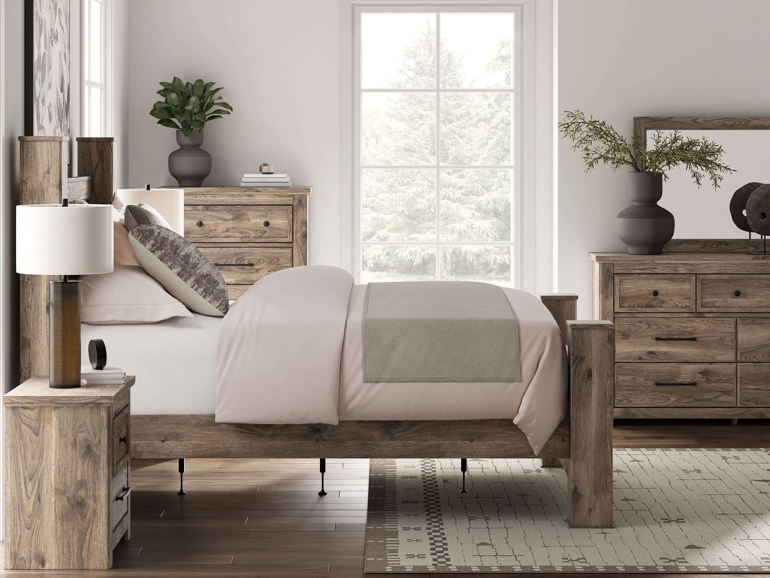 Rusticott MDF Poster Bed