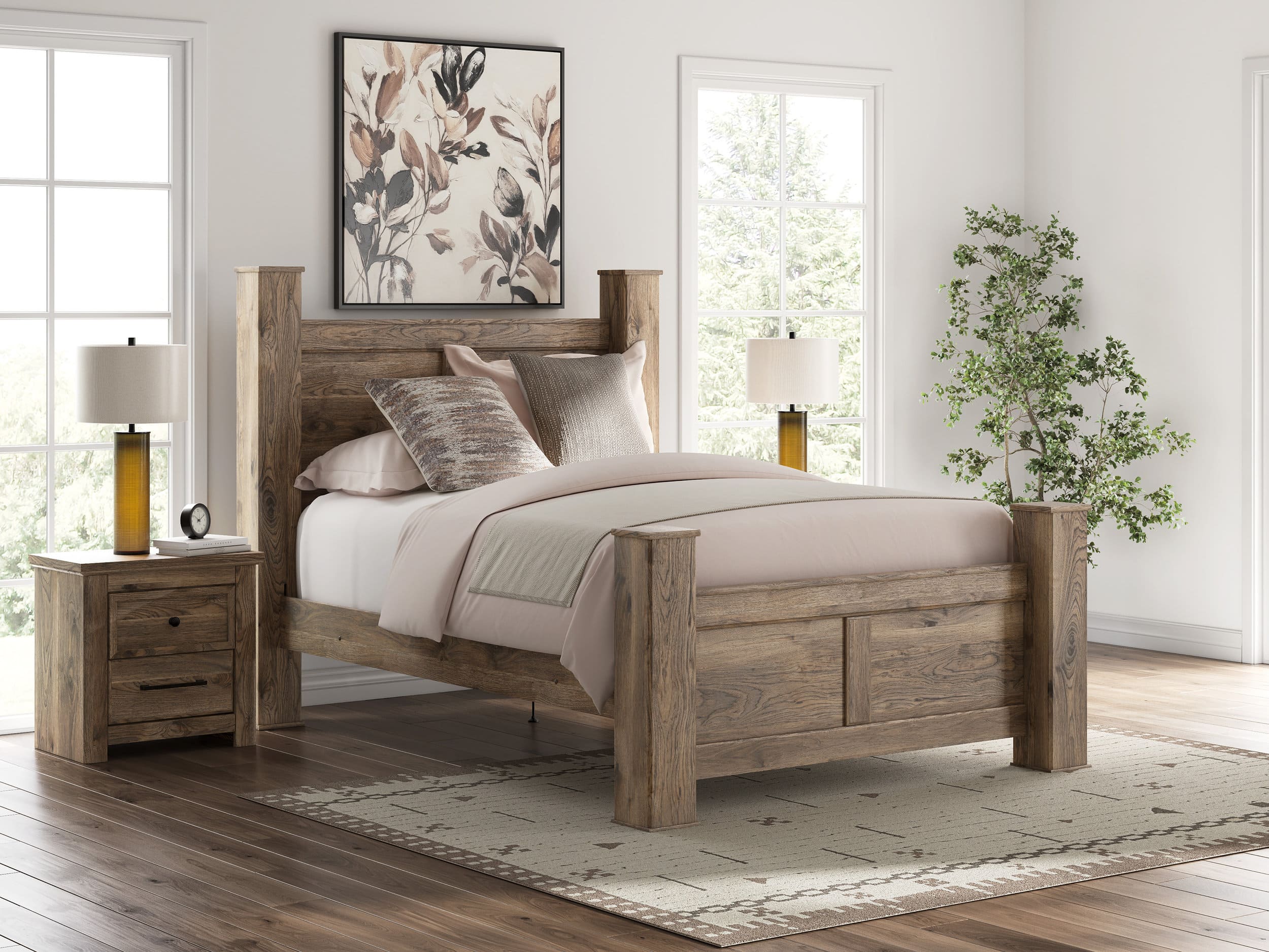 Rusticott MDF Poster Bed