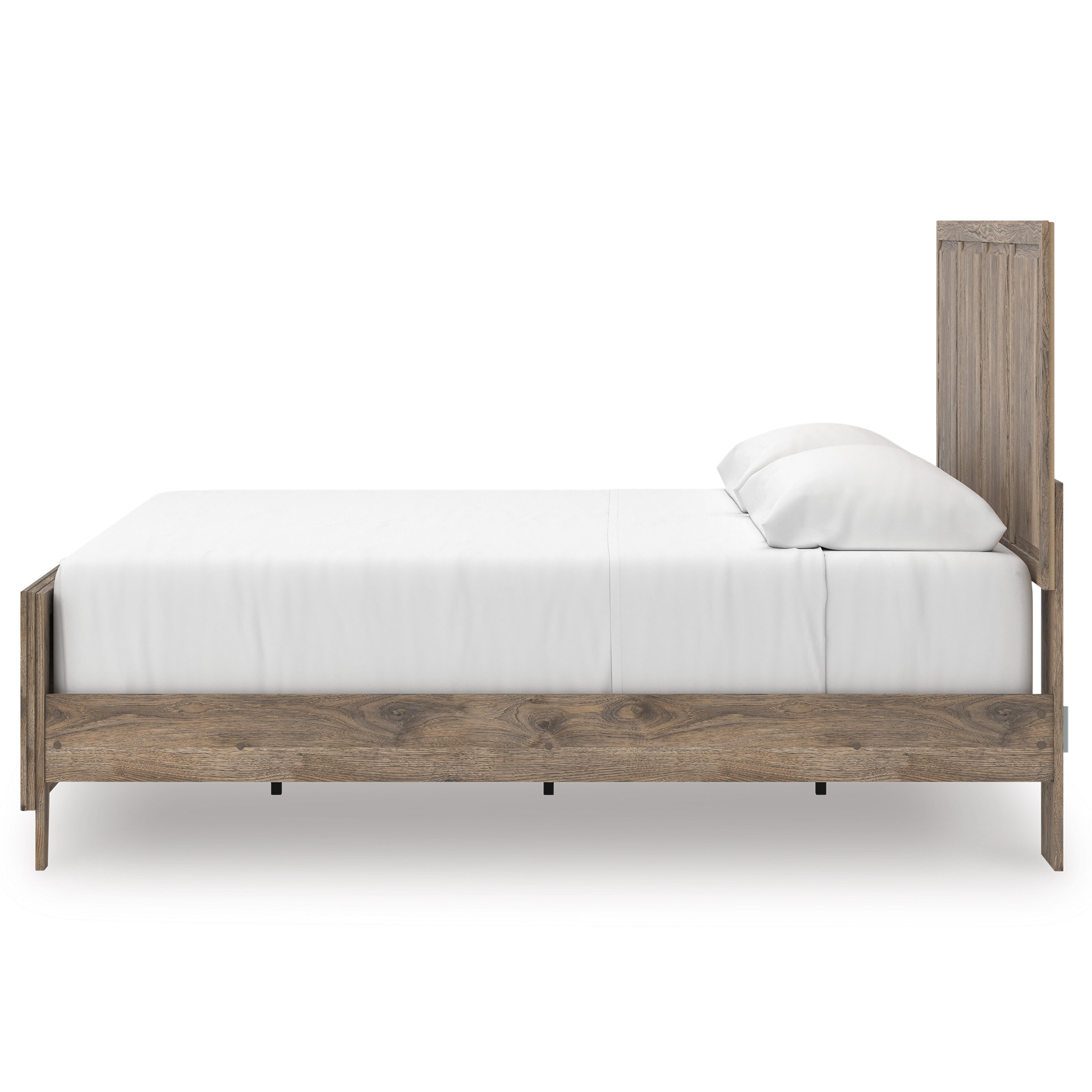 Rusticott MDF Panel Bed, King Size