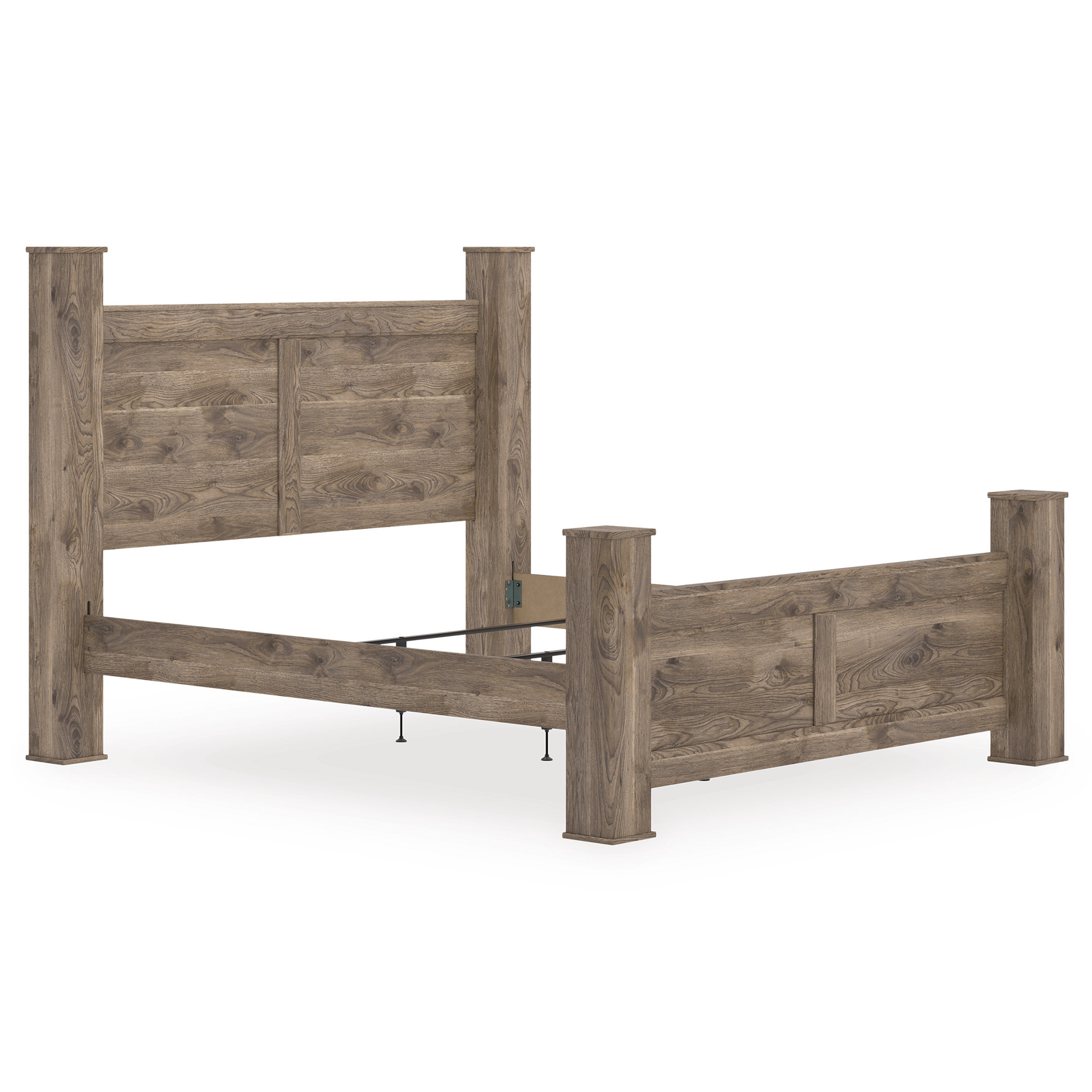 Rusticott MDF Poster Bed, King Size