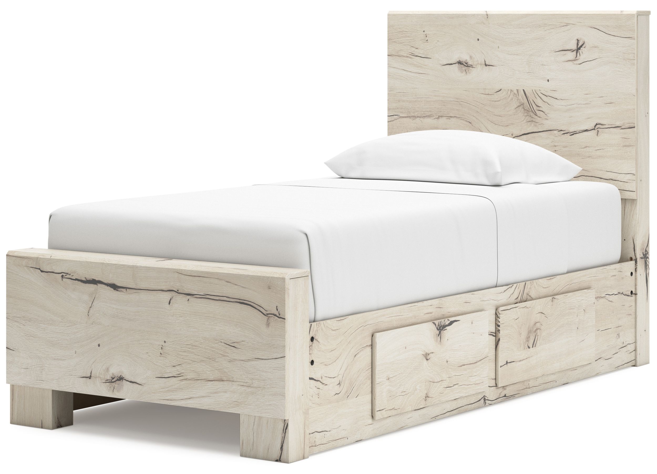 Lawroy MDF Panel Storage Bed w/4 Drawers