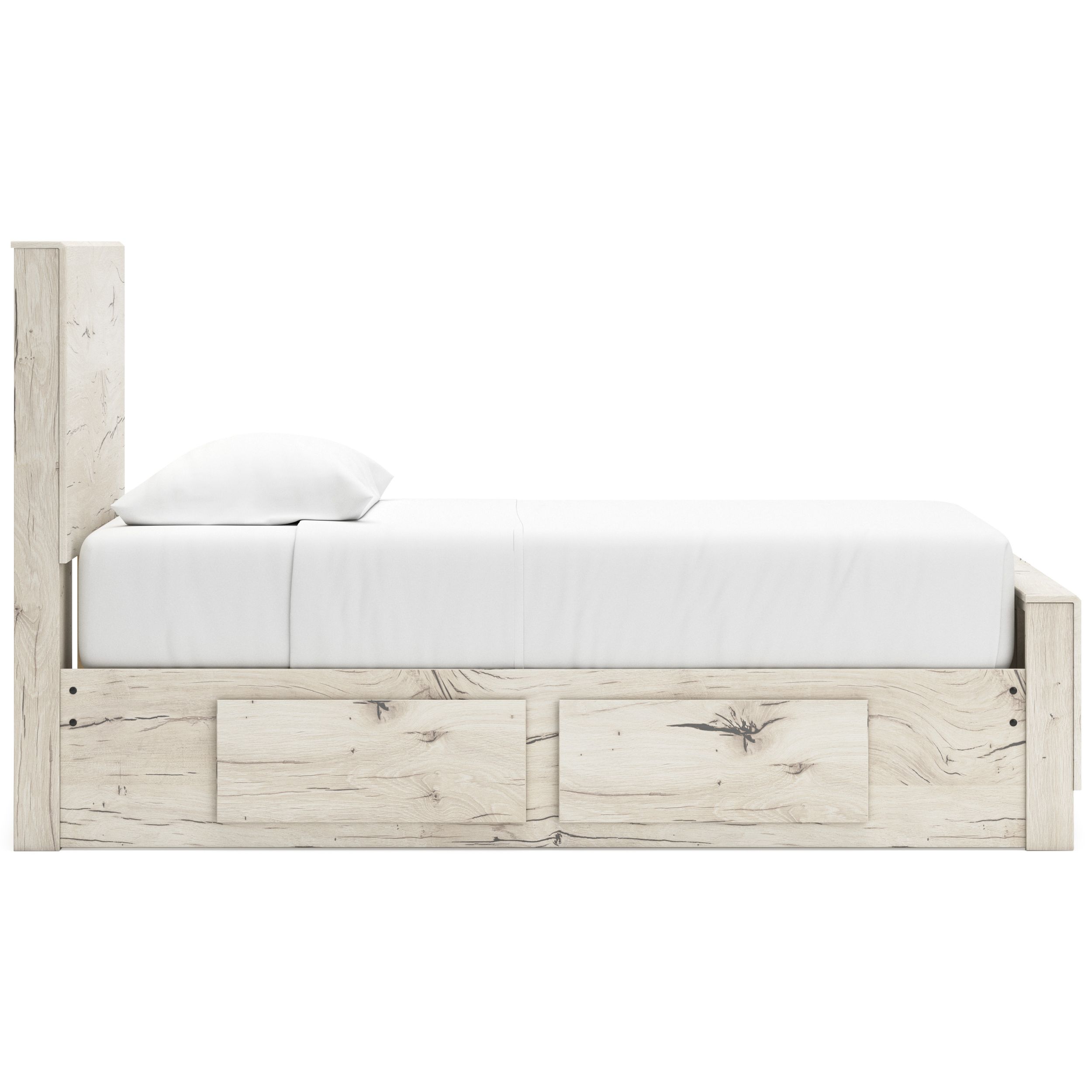 Lawroy MDF Panel Storage Bed w/4 Drawers