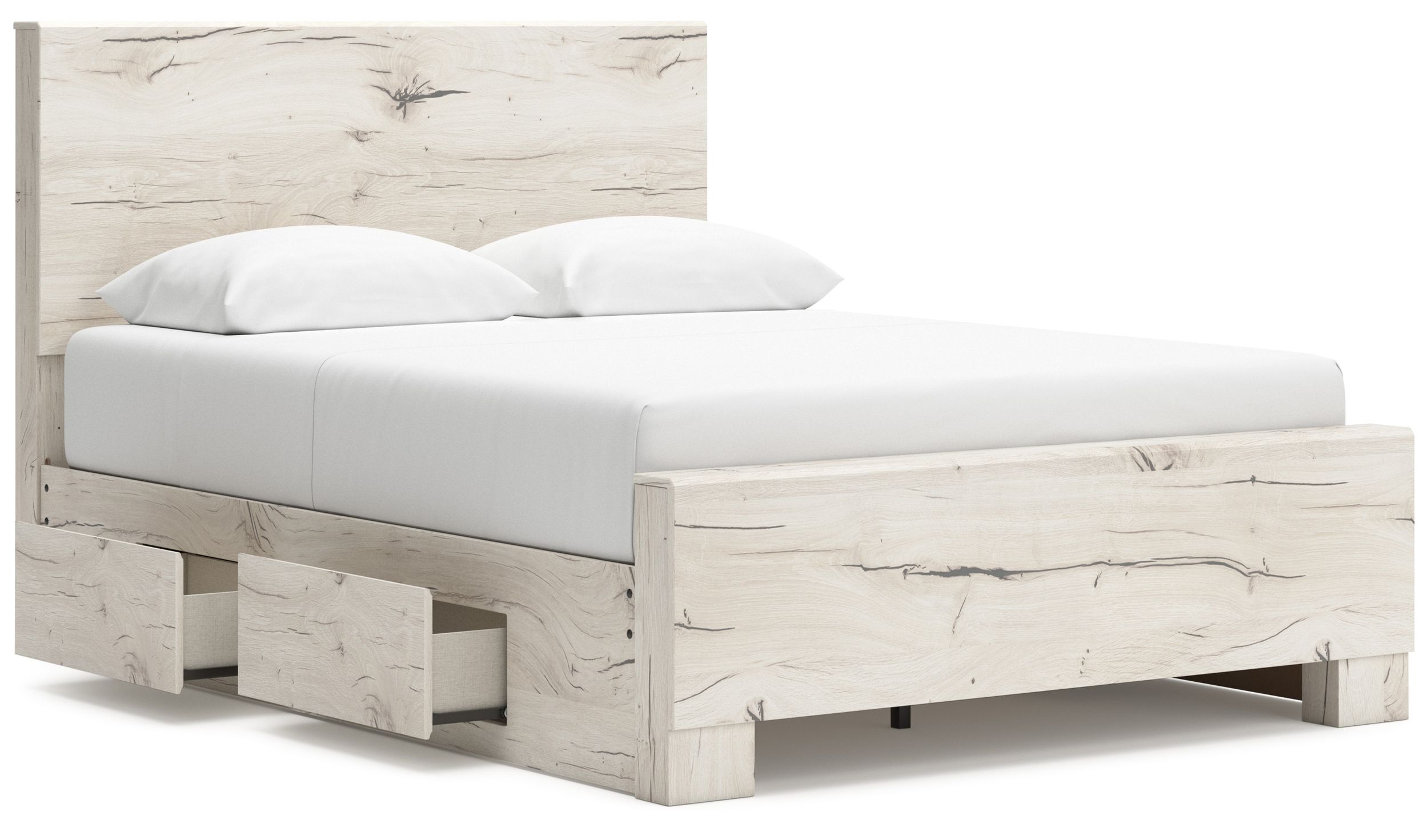 Lawroy MDF Panel Storage Bedroom Set w/4 Drawers