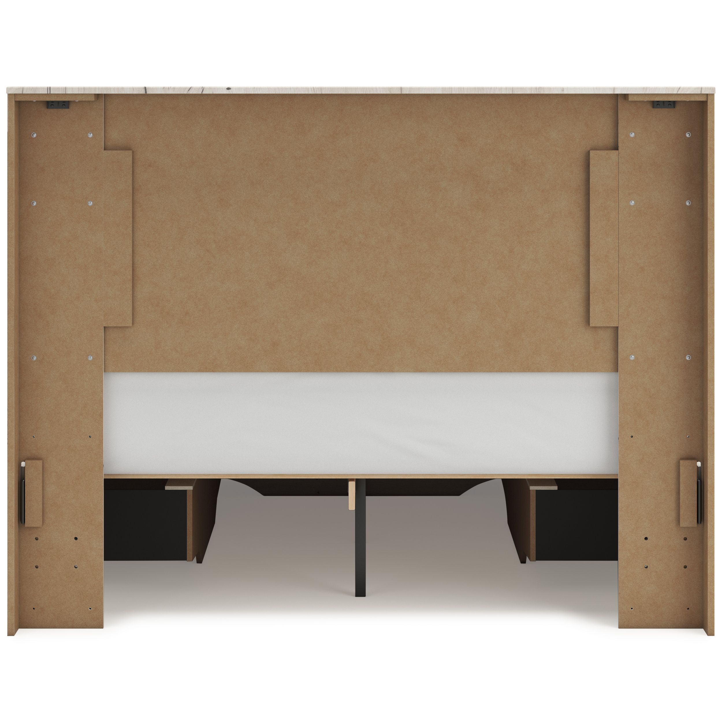 Lawroy MDF Panel Storage Bed w/6 Drawers
