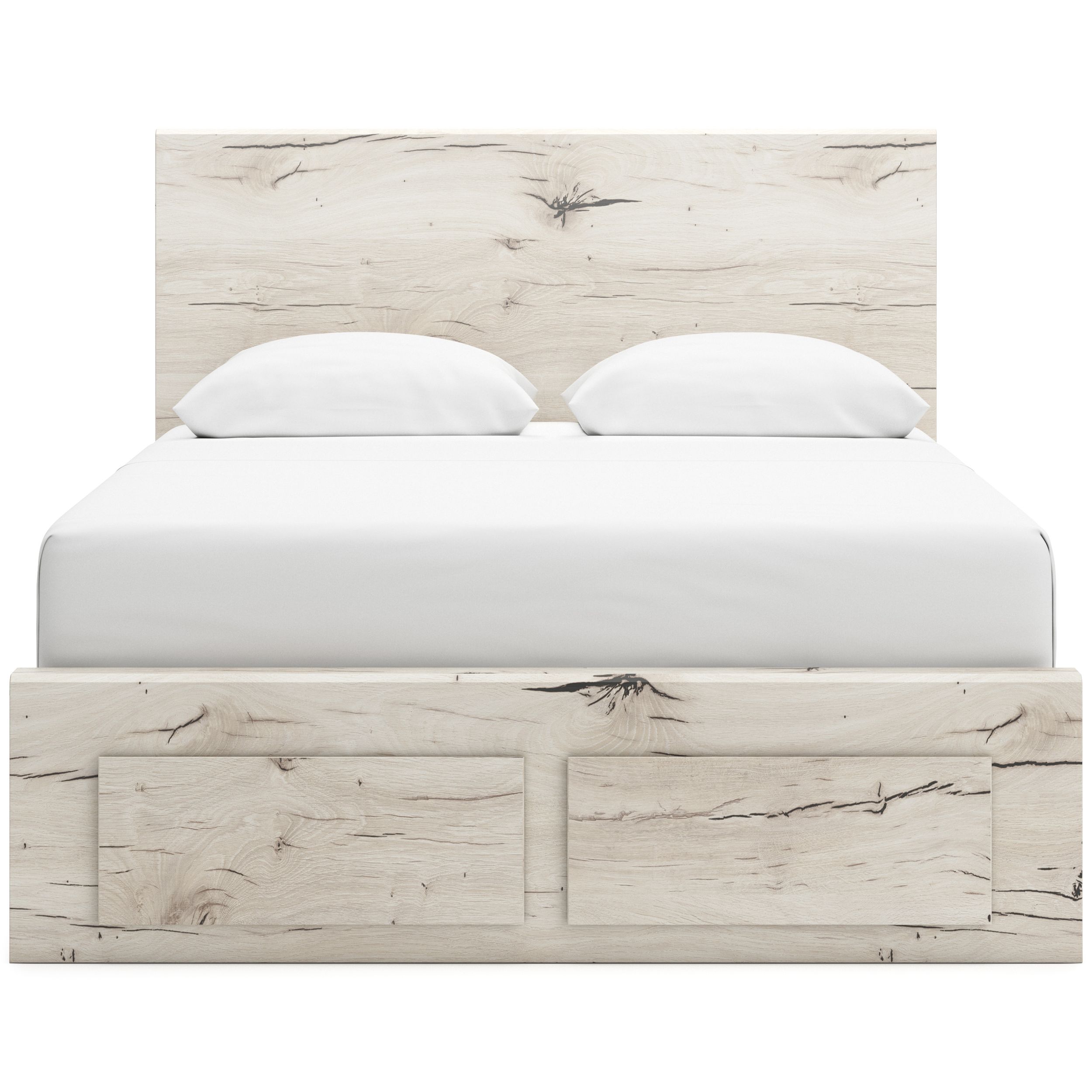 Lawroy MDF Panel Storage Bed w/6 Drawers