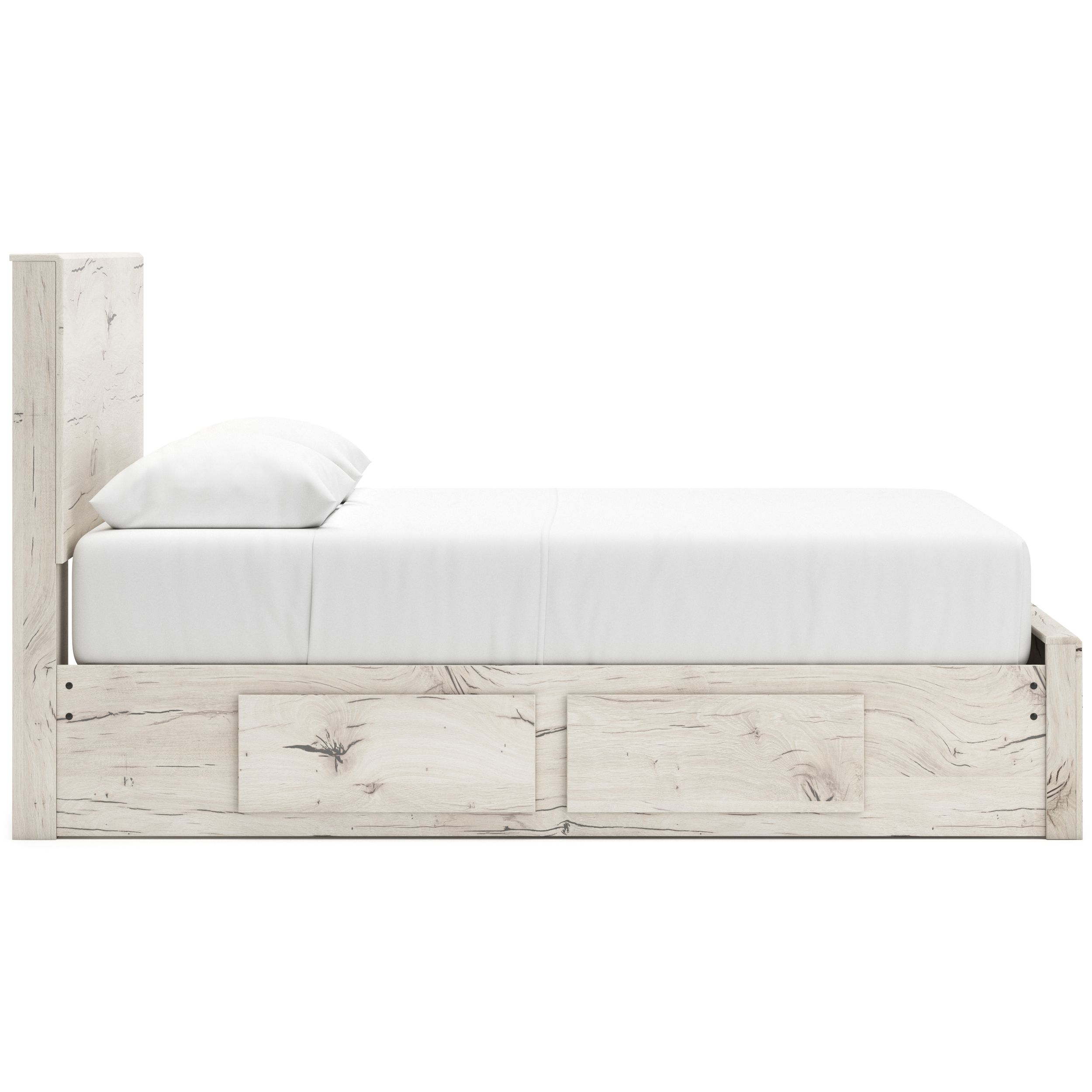 Lawroy MDF Panel Storage Bed w/6 Drawers