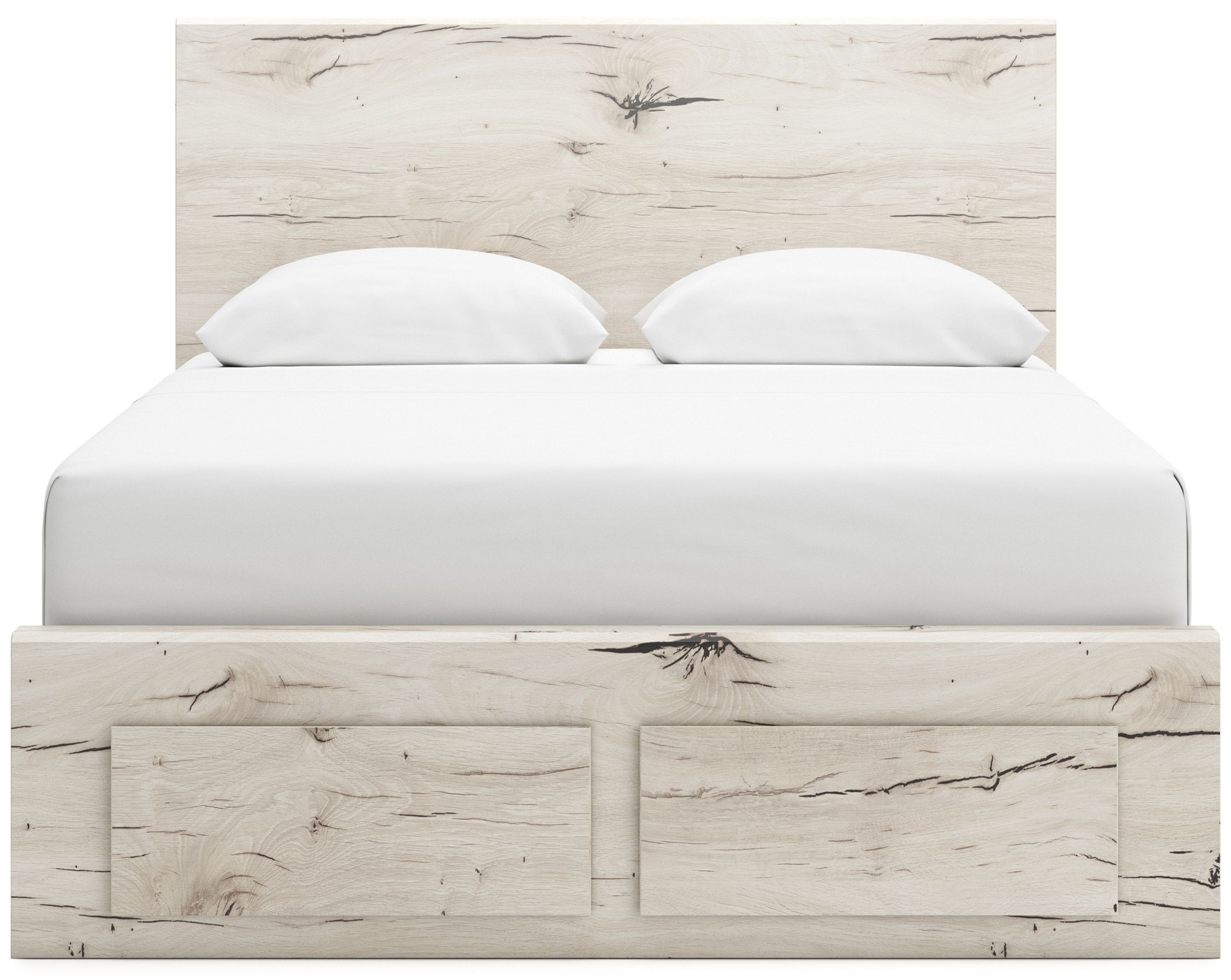 Lawroy MDF Panel Storage Bedroom Set w/2 Drawers