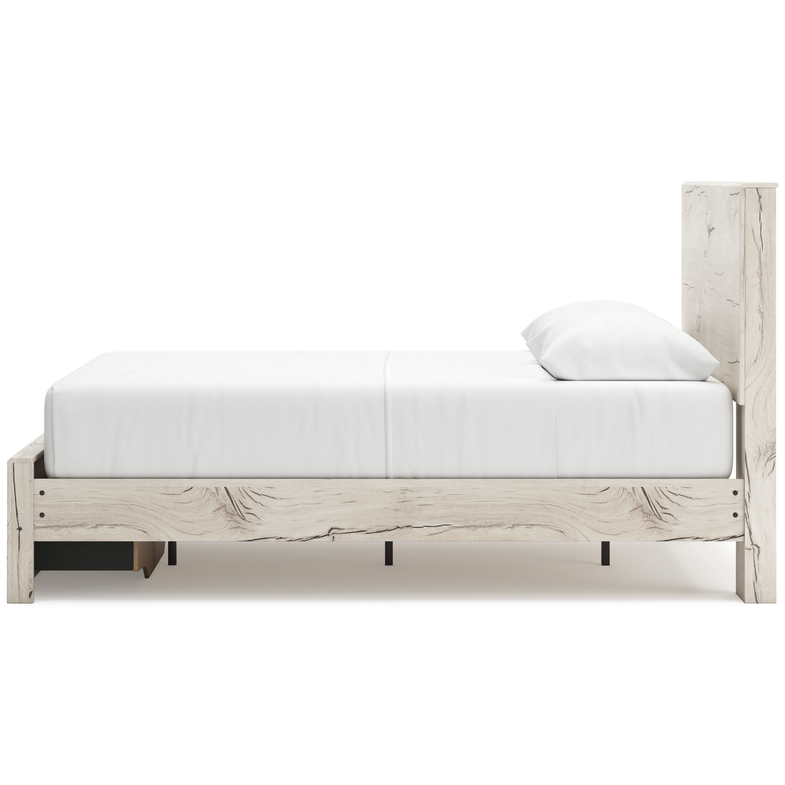 Lawroy MDF Panel Storage Bedroom Set w/2 Drawers