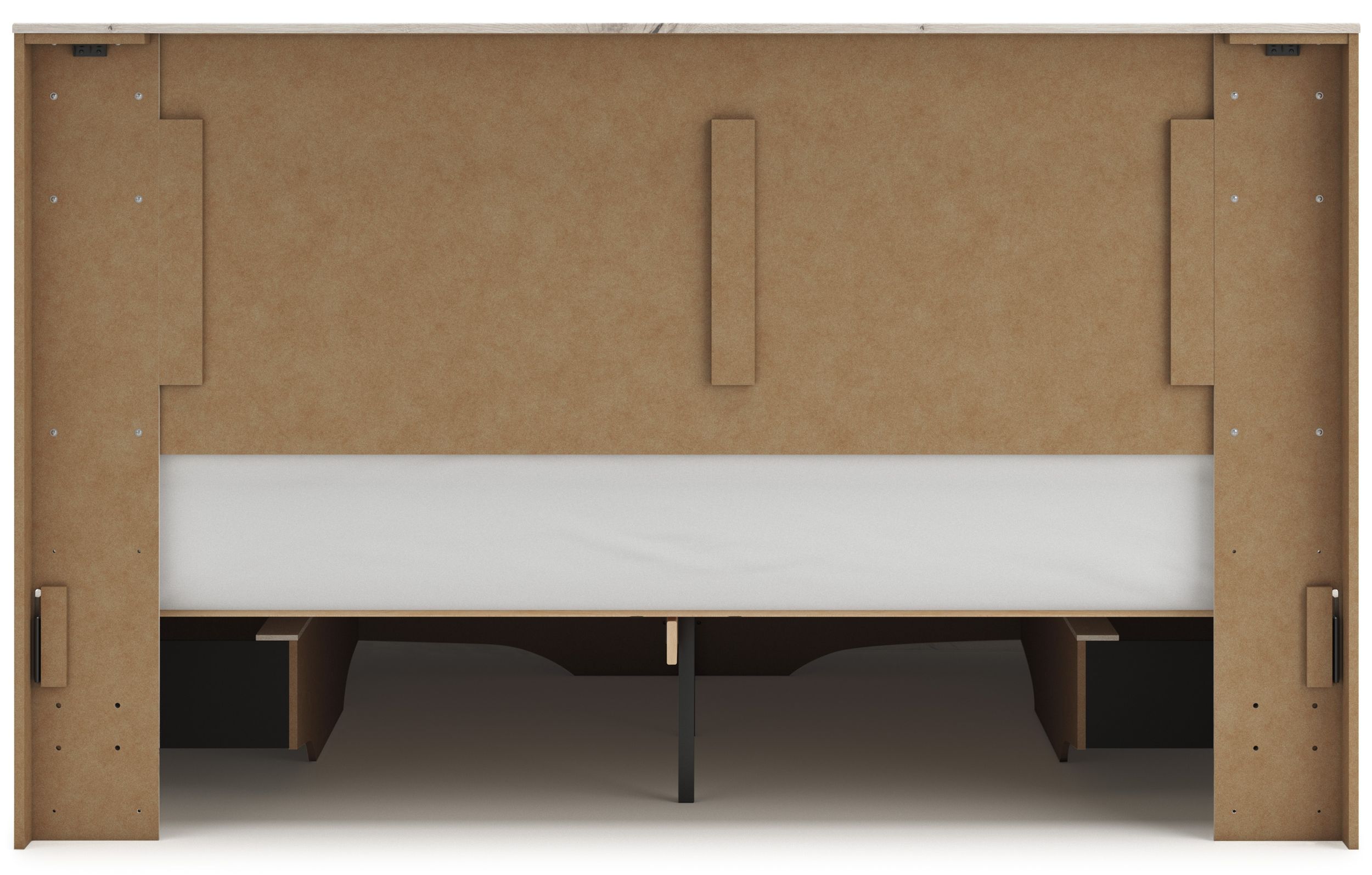 Lawroy MDF Panel Storage Bed w/6 Drawers, King Size