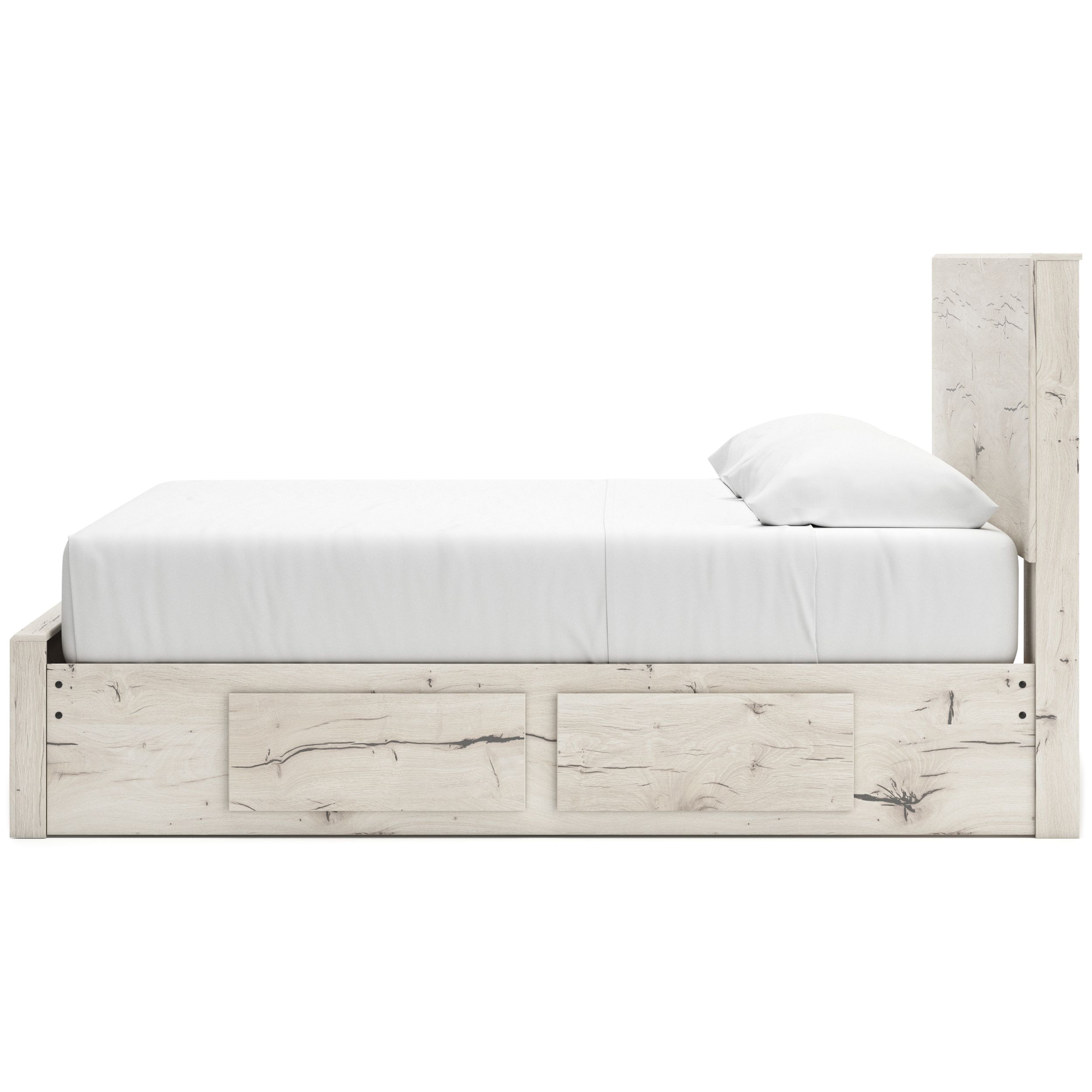 Lawroy MDF Panel Storage Bed w/6 Drawers, King Size
