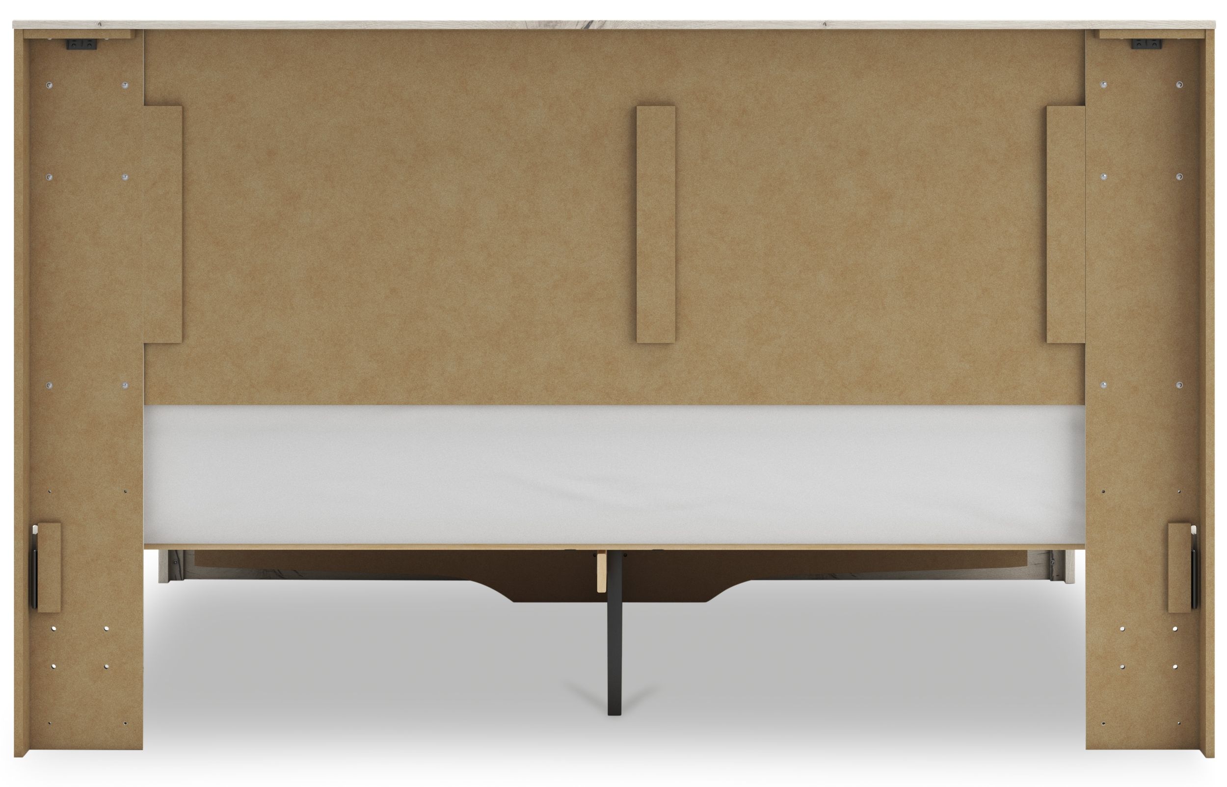 Lawroy MDF Panel Storage Bed w/2 Drawers, King Size
