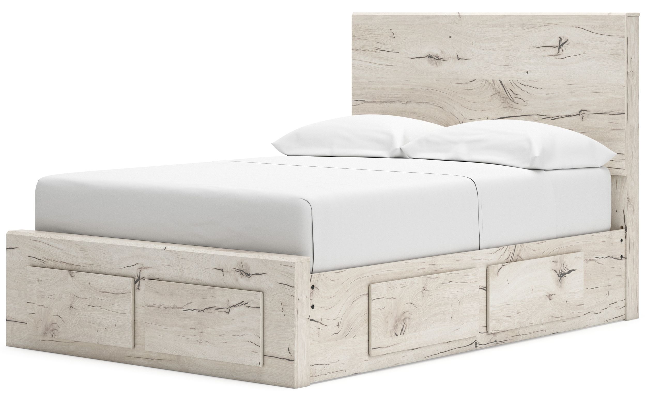 Lawroy MDF Panel Storage Bed w/6 Drawers, Queen Size