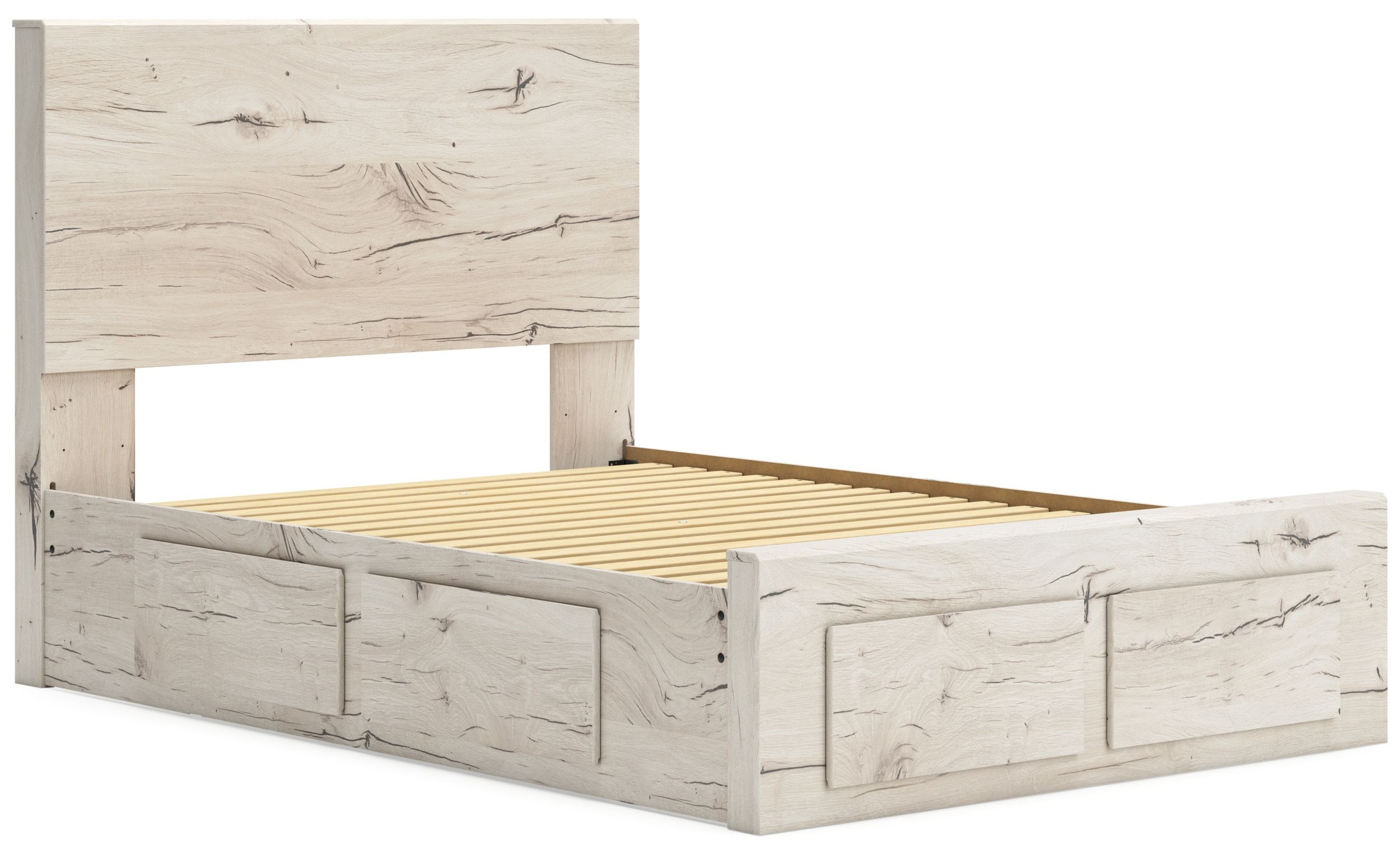 Lawroy MDF Panel Storage Bedroom Set w/6 Drawers