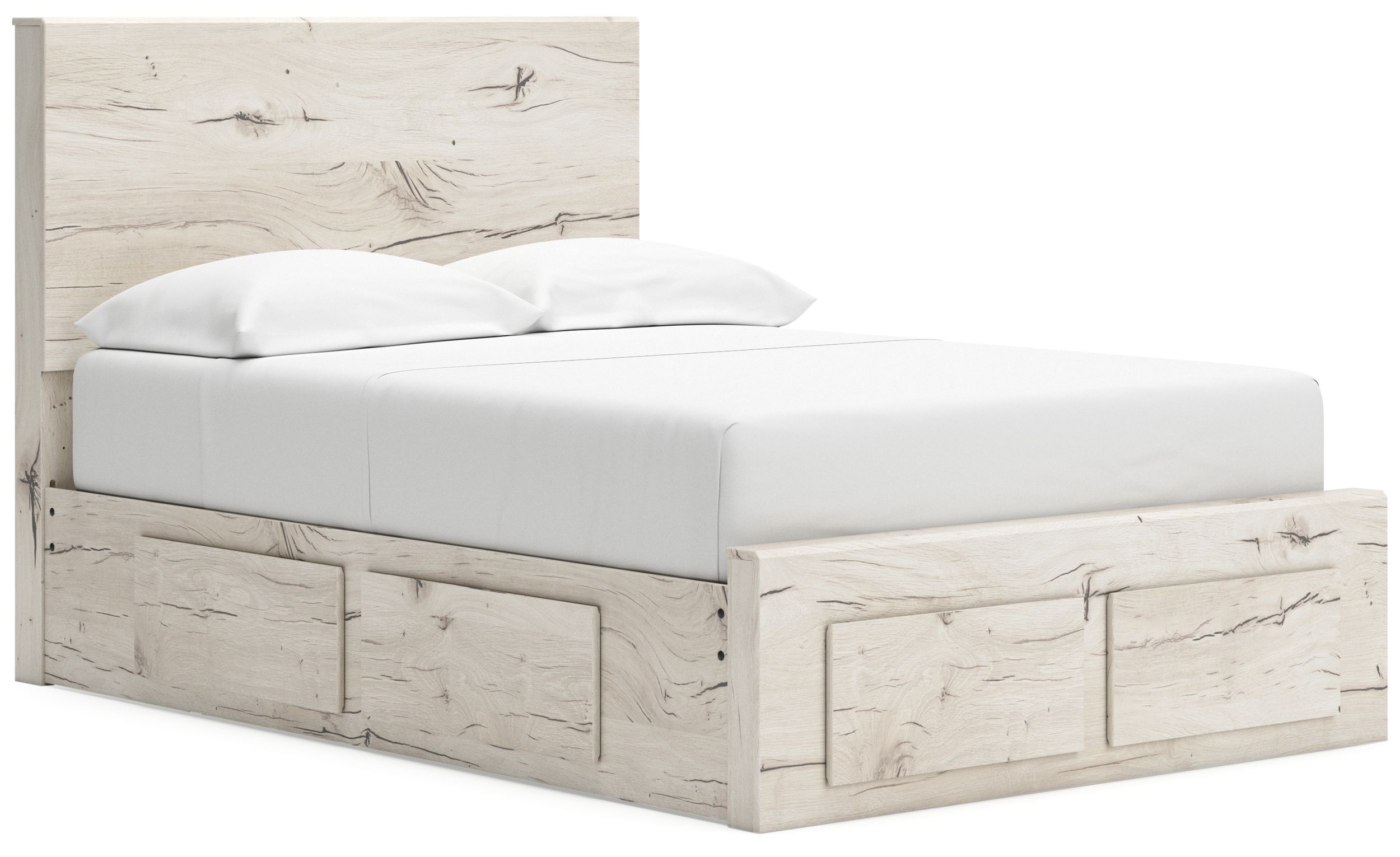 Lawroy MDF Panel Storage Bedroom Set w/6 Drawers