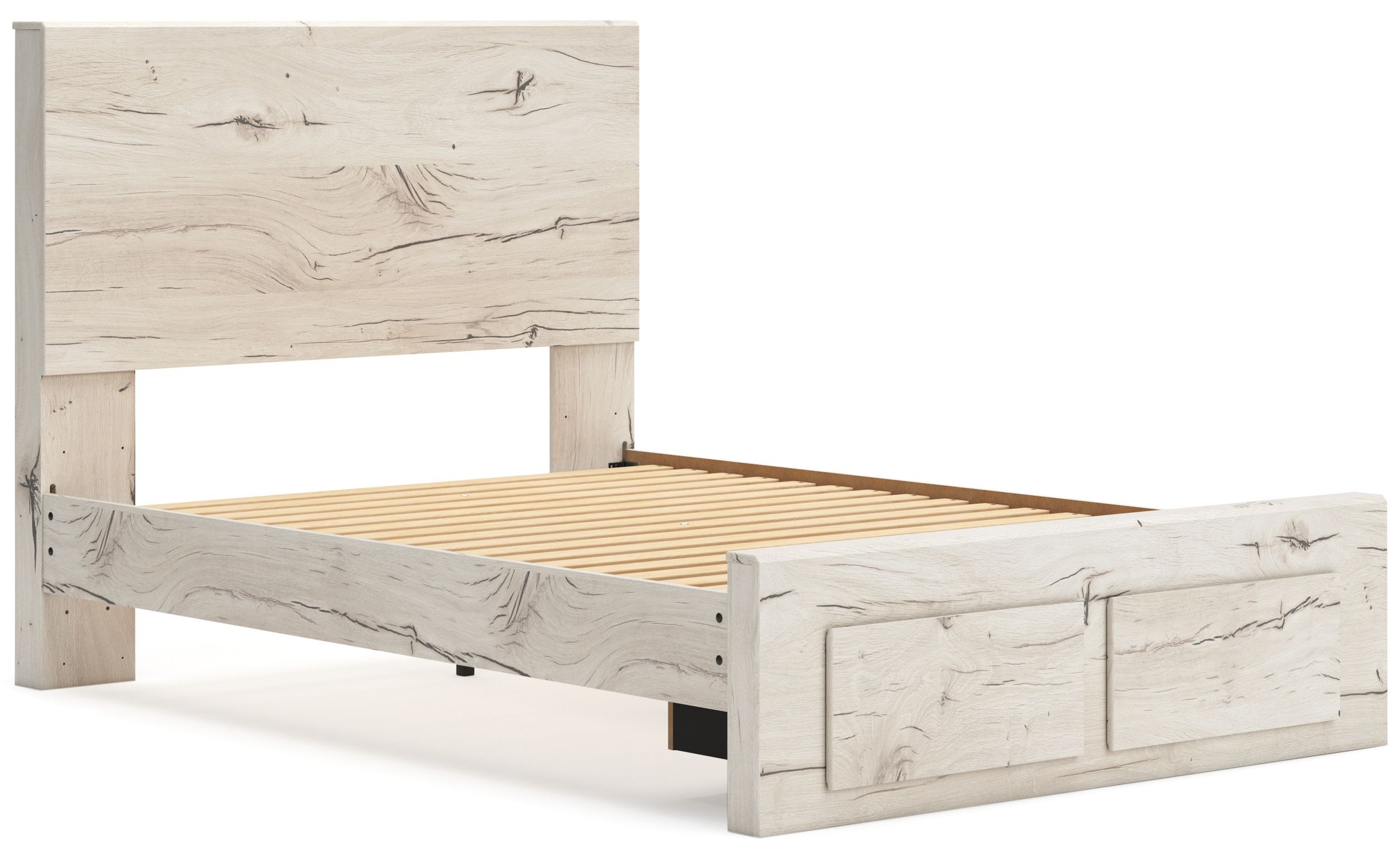 Lawroy MDF Panel Storage Bed w/2 Drawers