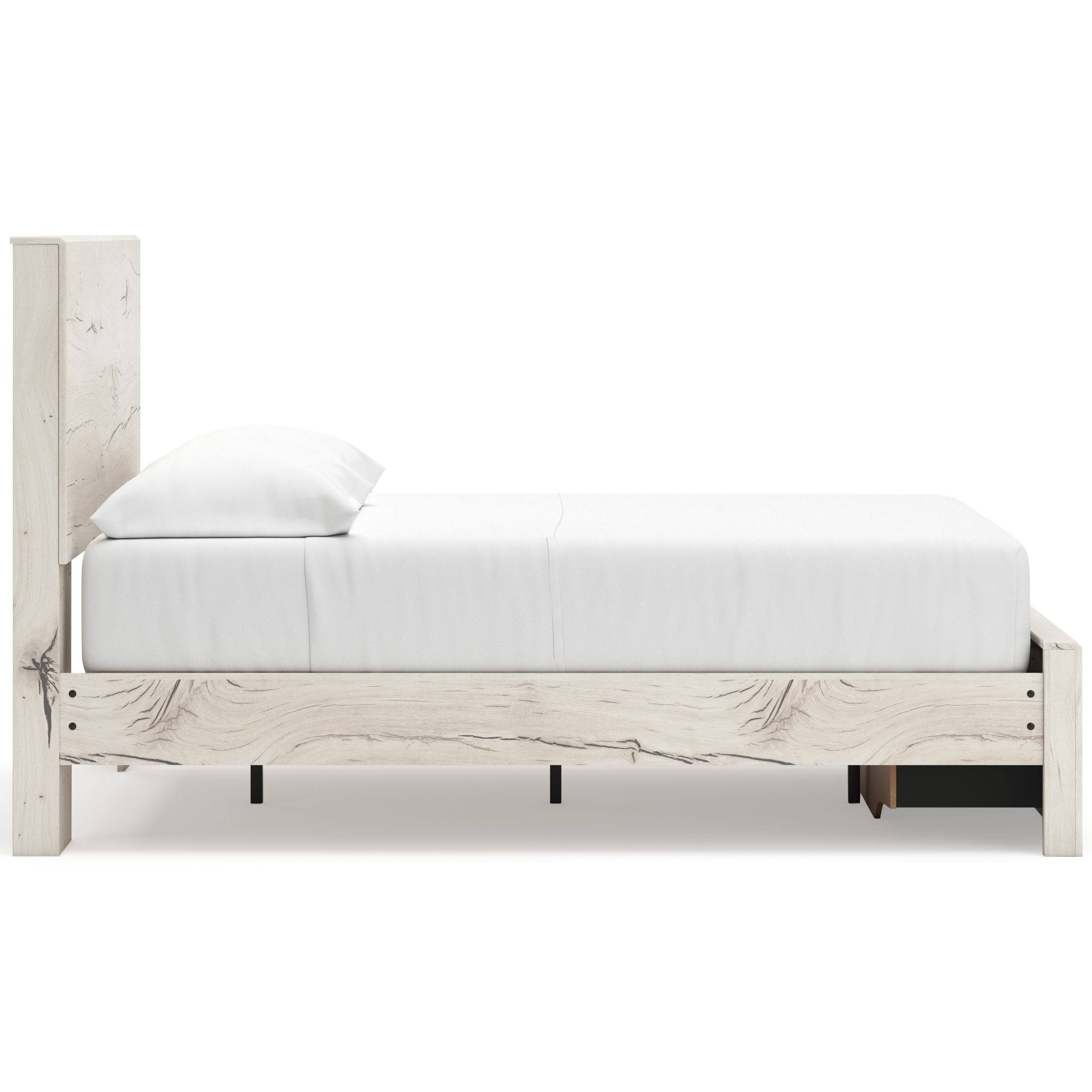 Lawroy MDF Panel Storage Bed w/2 Drawers