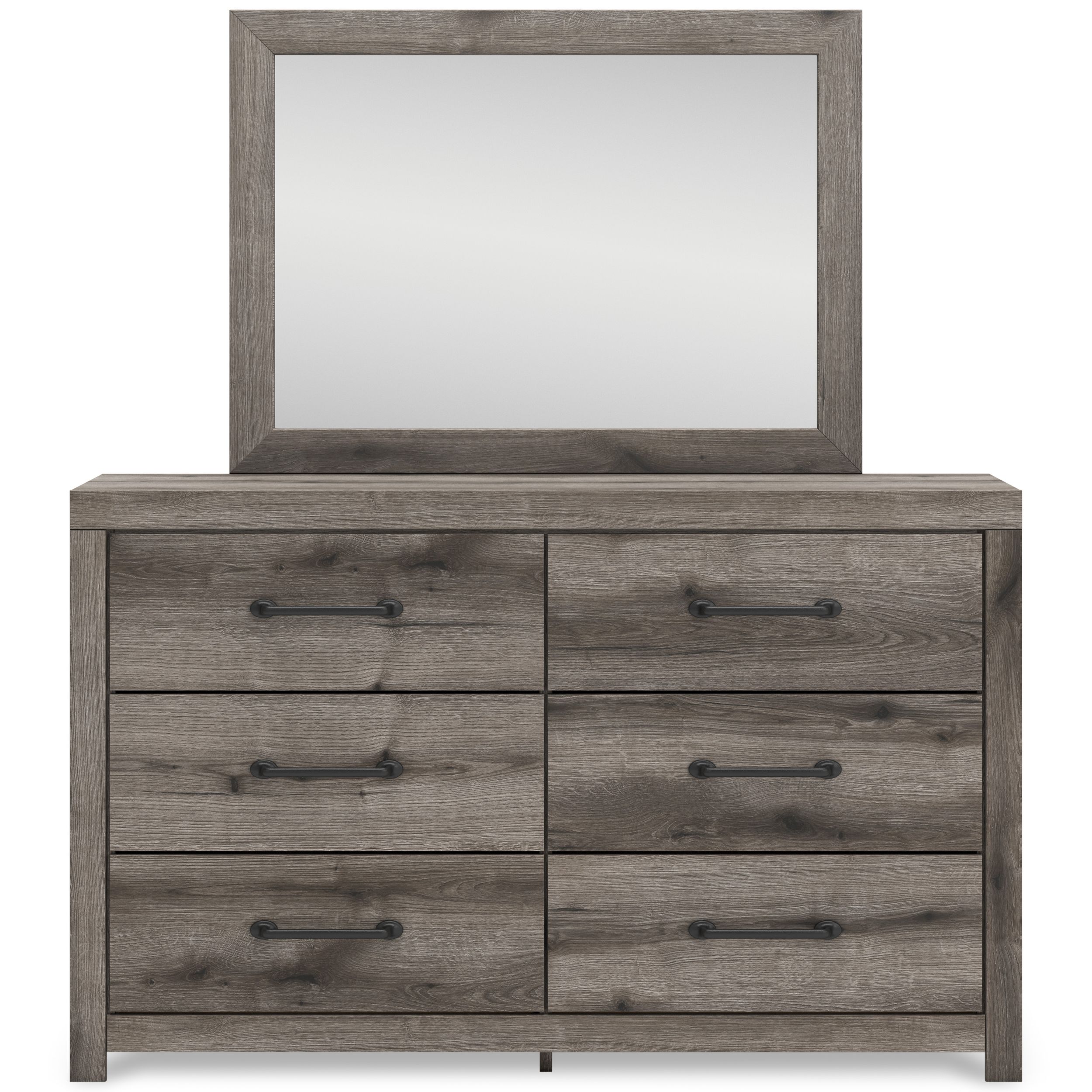 Graystorm MDF Double Dresser w/6 Drawers