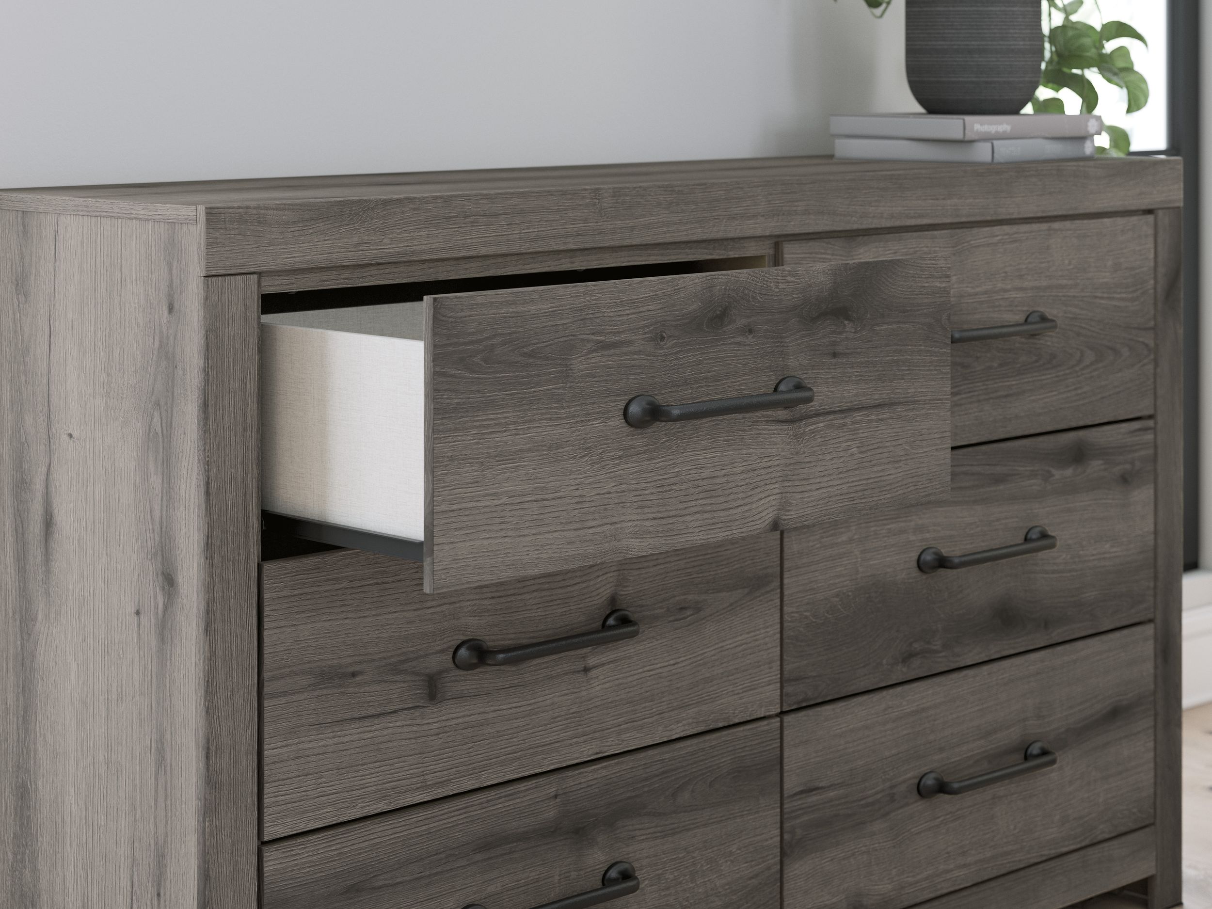 Graystorm MDF Panel Storage Bedroom Set w/2 Side Drawers
