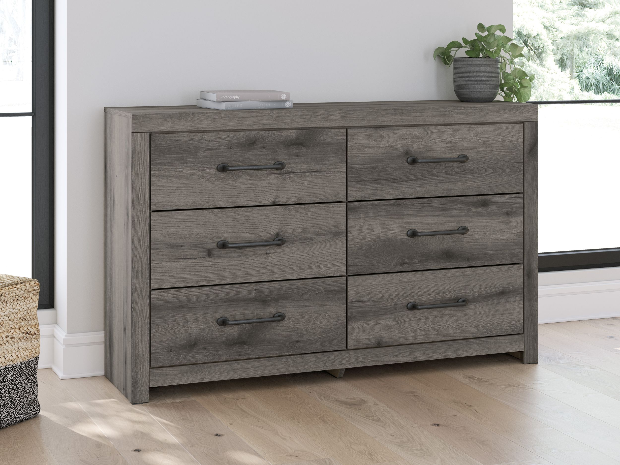 Graystorm MDF Panel Storage Bedroom Set w/2 Side Drawers