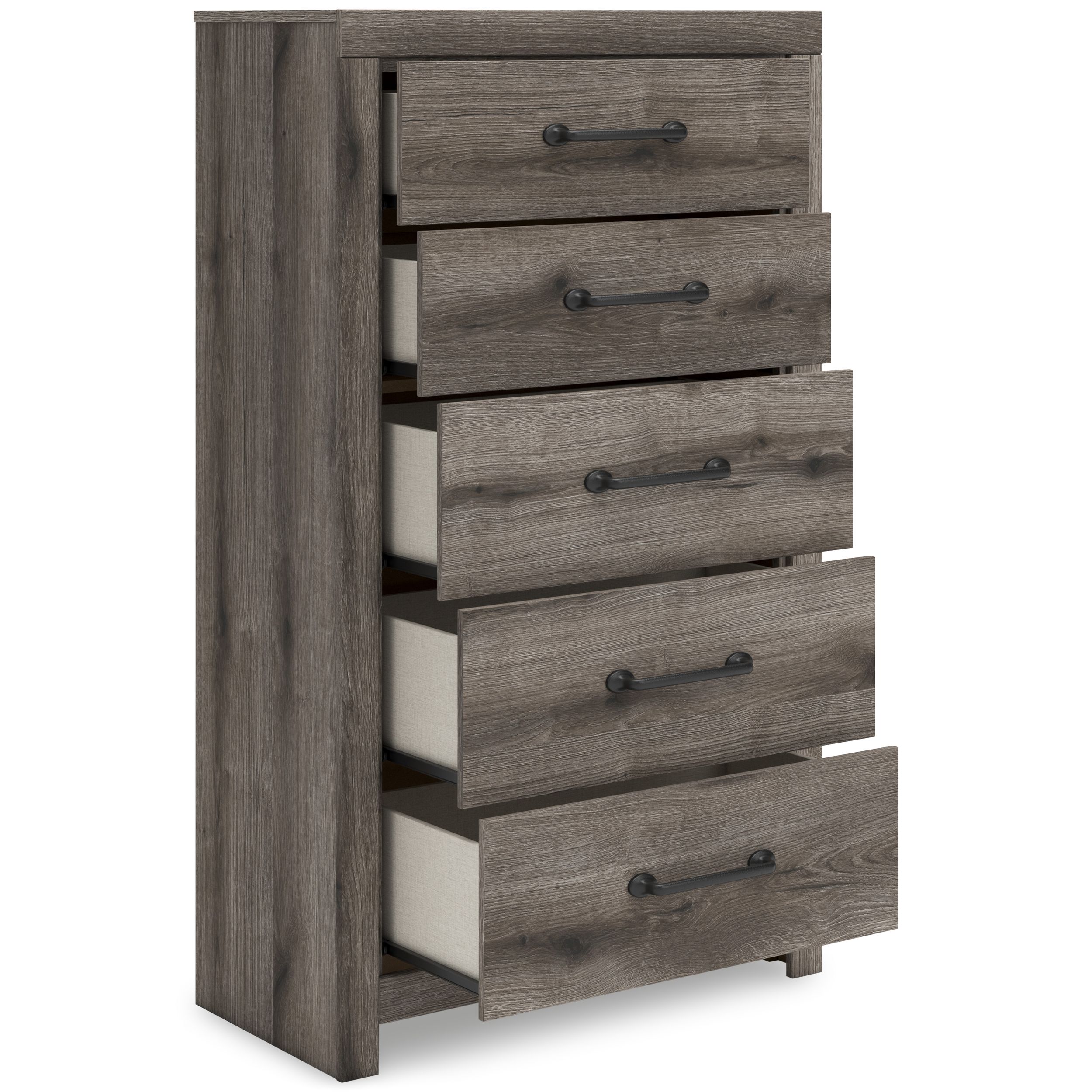 Graystorm MDF Panel Storage Bedroom Set w/2 Side Drawers
