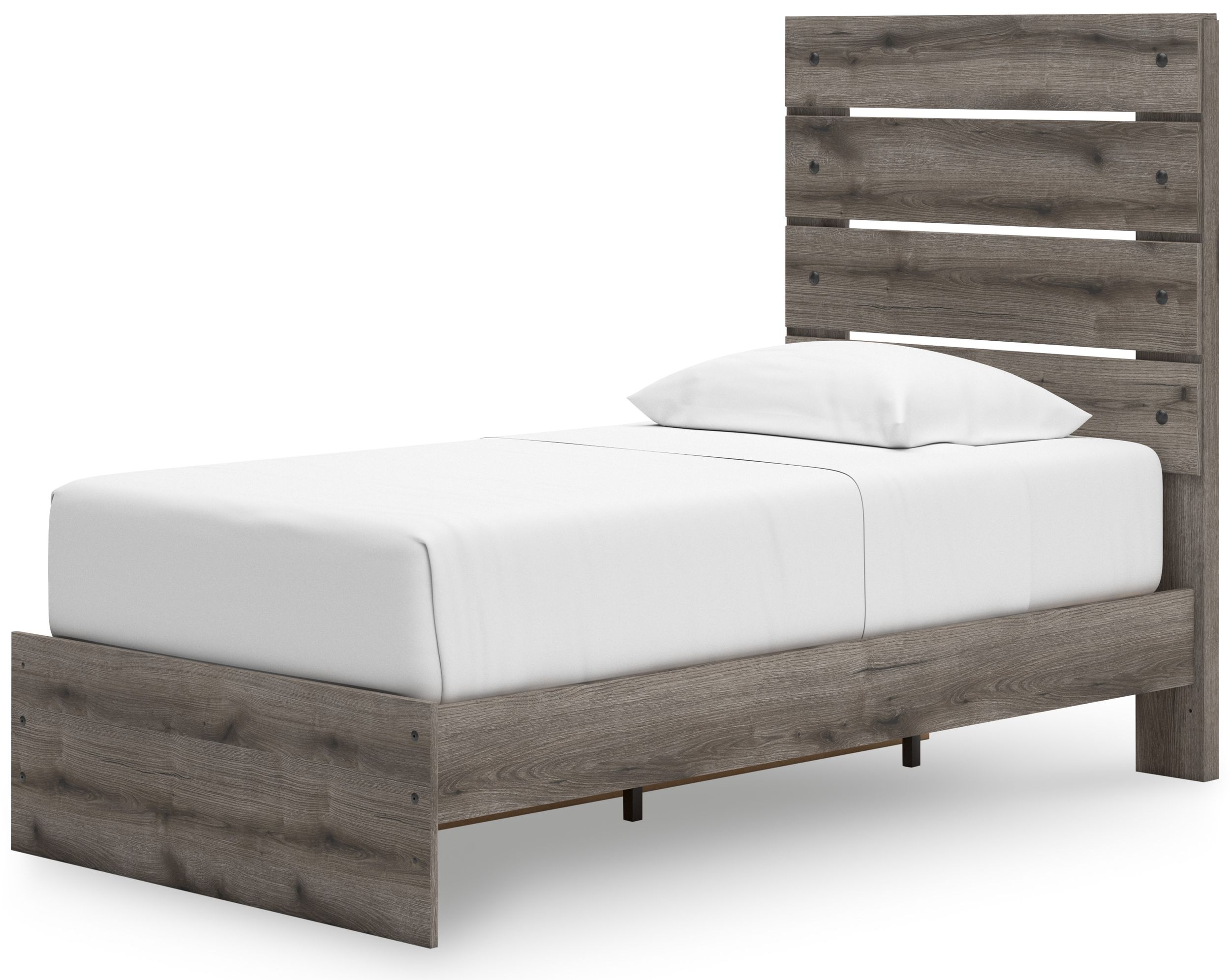Graystorm MDF Panel Storage Bed w/2 Side Drawers, Twin Size