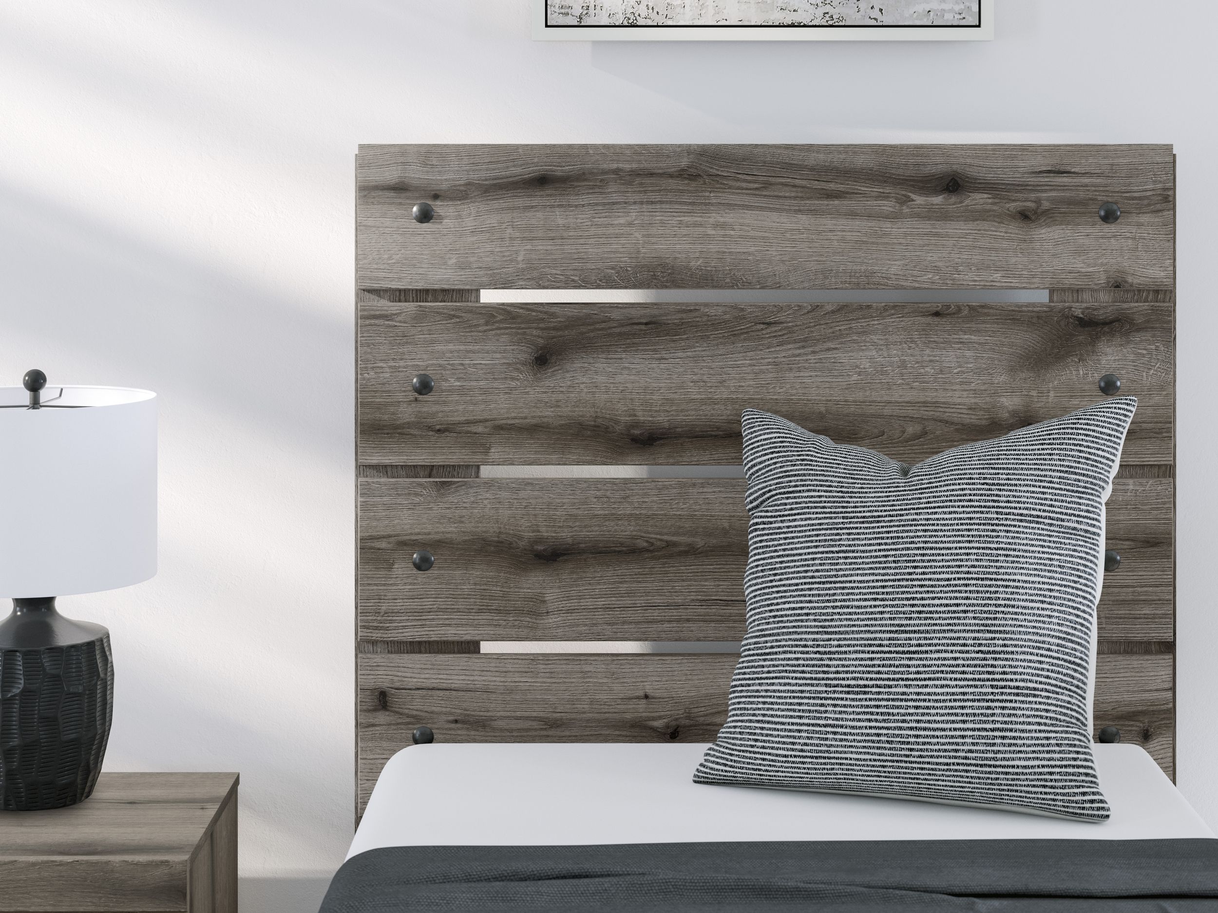 Graystorm MDF Panel Storage Bed w/2 Side Drawers, Twin Size