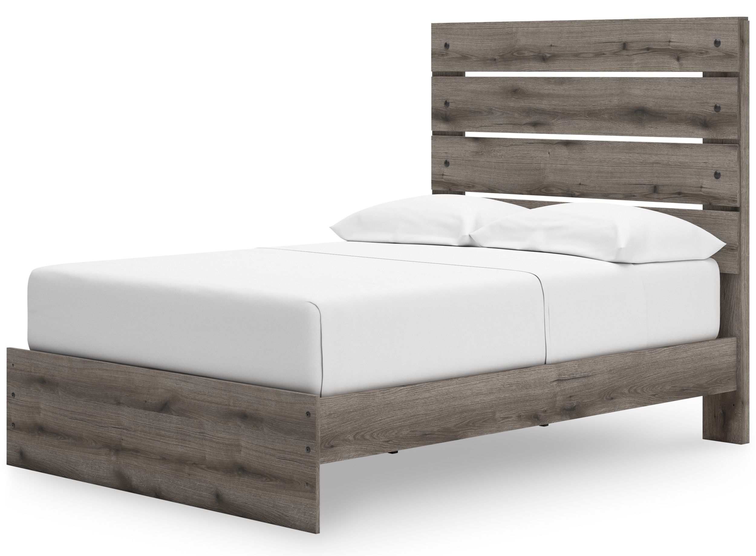 Graystorm MDF Panel Storage Bed w/2 Side Drawers, Queen Size