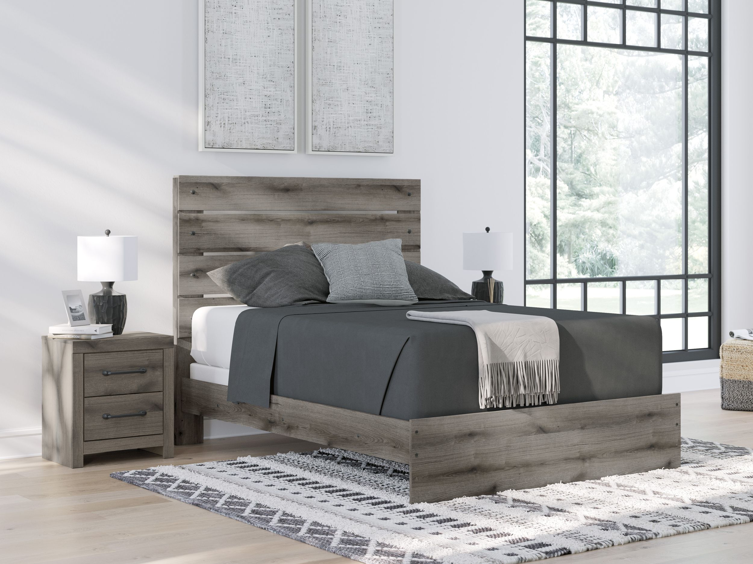 Graystorm MDF Panel Bedroom Set