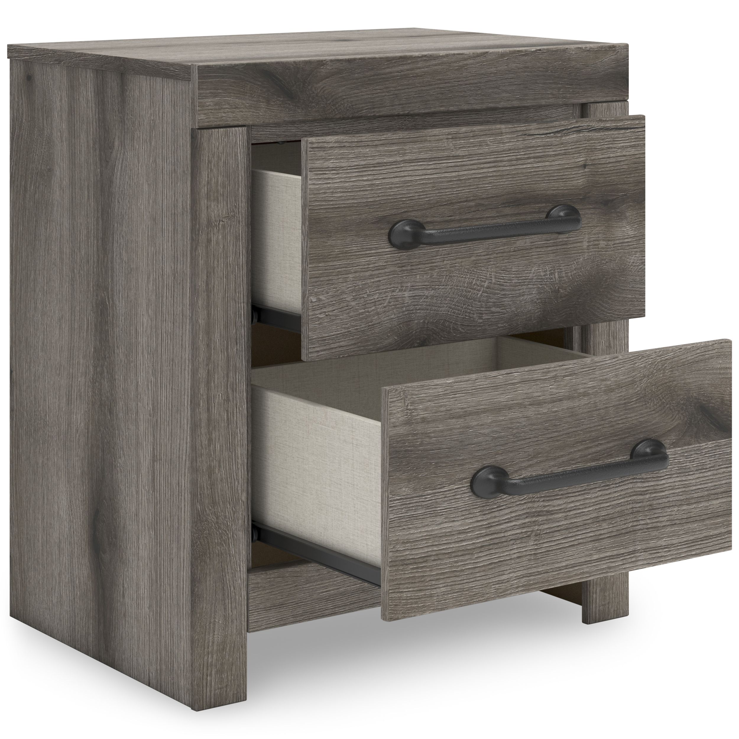 Graystorm MDF Nightstand w/2 Drawers