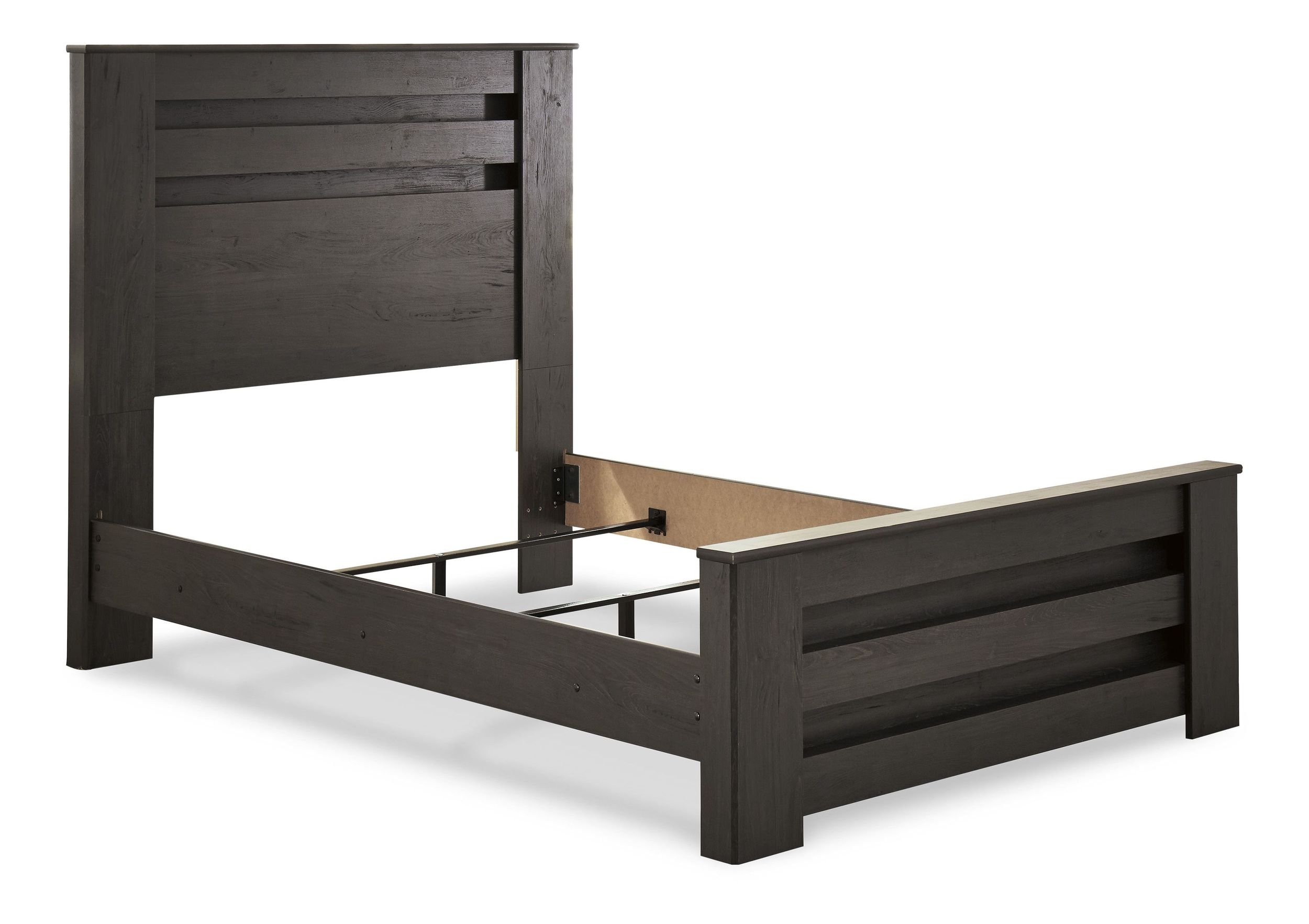 Brinxton MDF/Wood Veneer Panel Bed, Queen Size