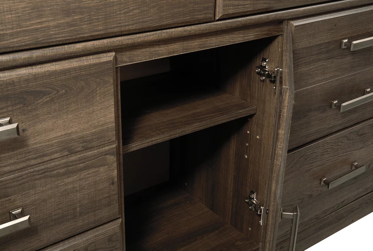 Juararo Wood Panel Bedroom Set