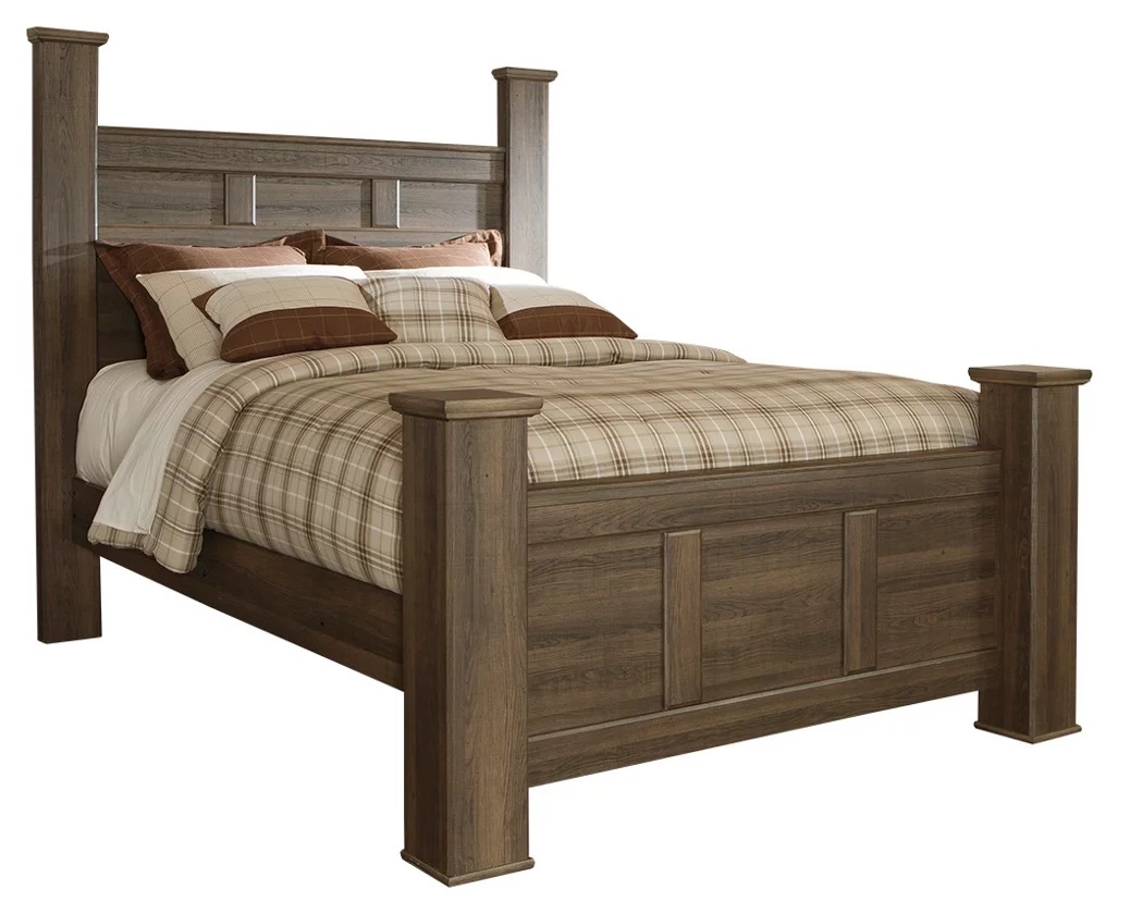 Juararo Wood Poster Bedroom Set