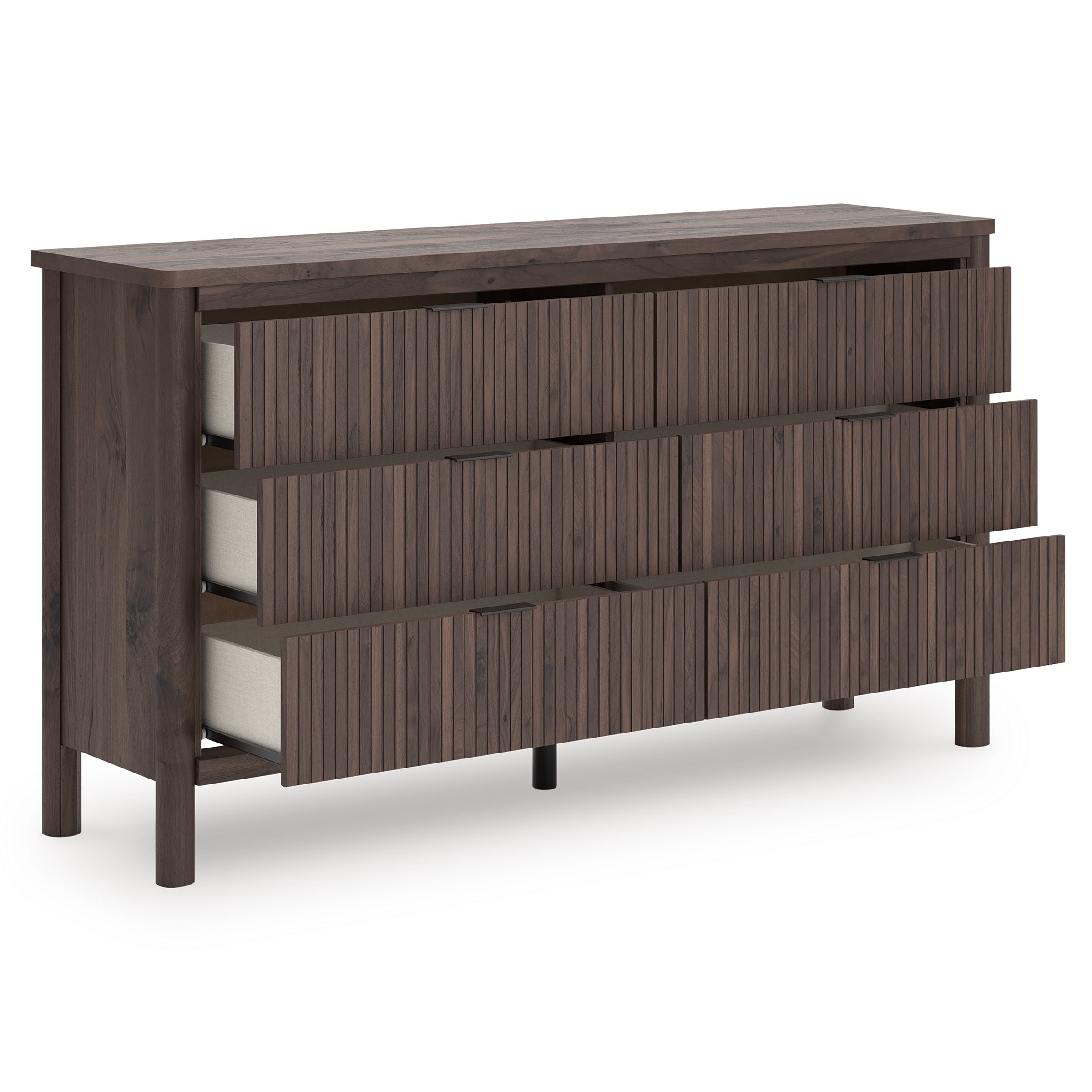 Pamytta MDF Double Dresser w/6 Drawers