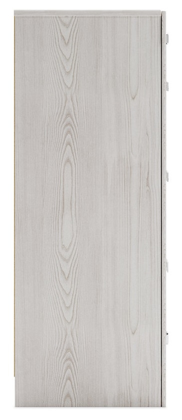 Altyra Wood Panel Bedroom Set w/LED Lighting, Queen Size
